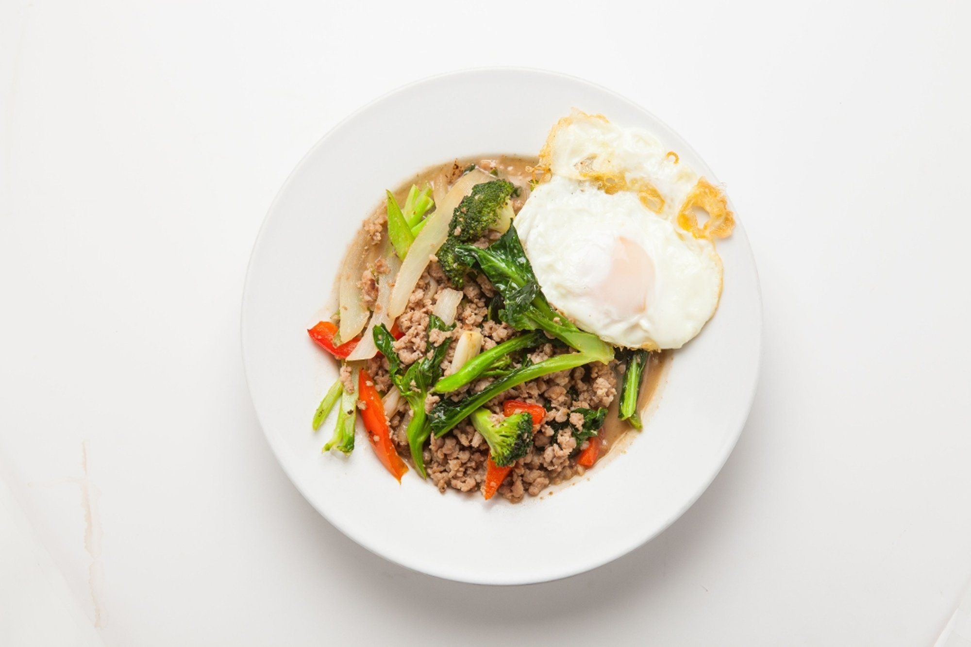 Pad Kra Pao with Rice