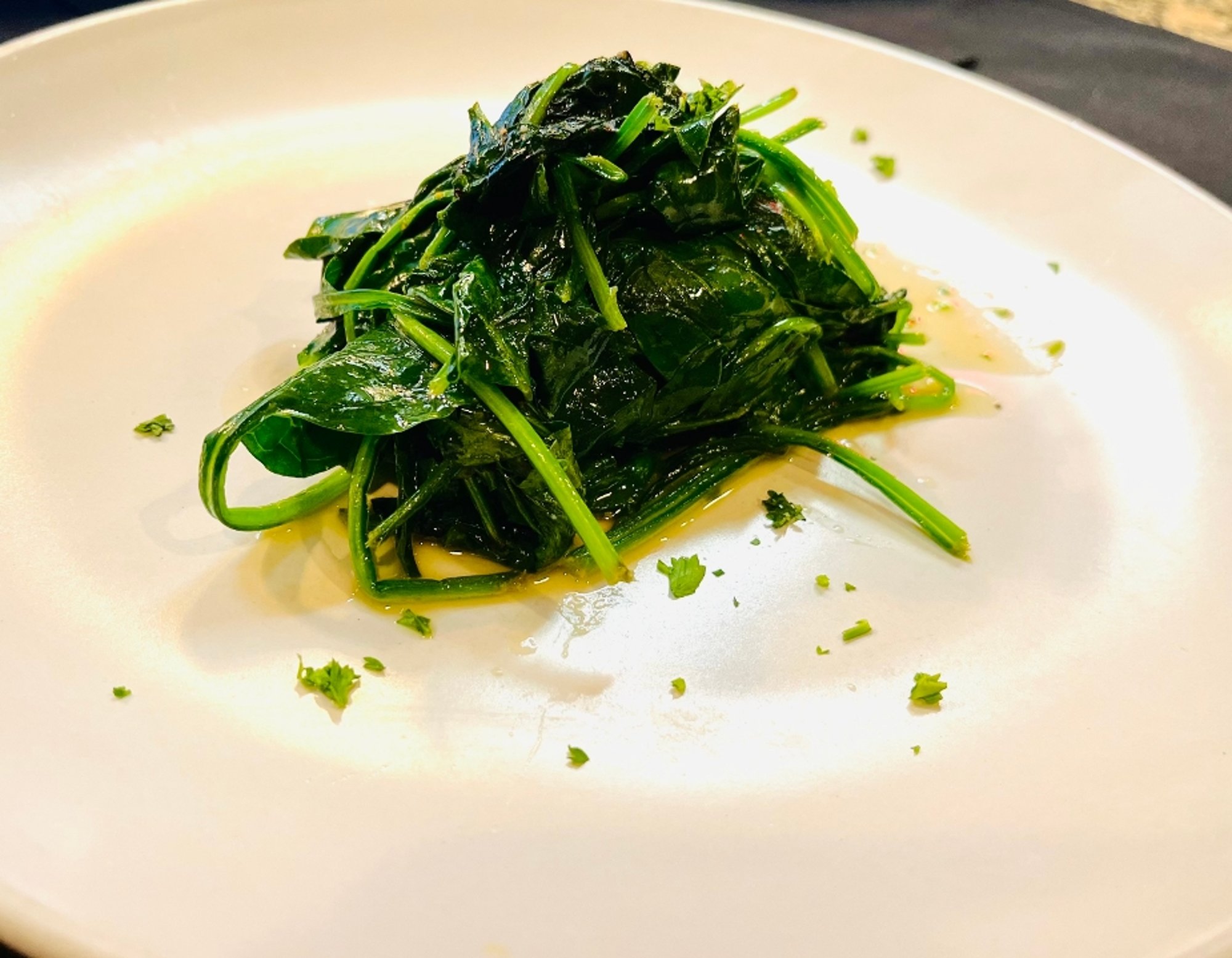 Sautéed Spinach