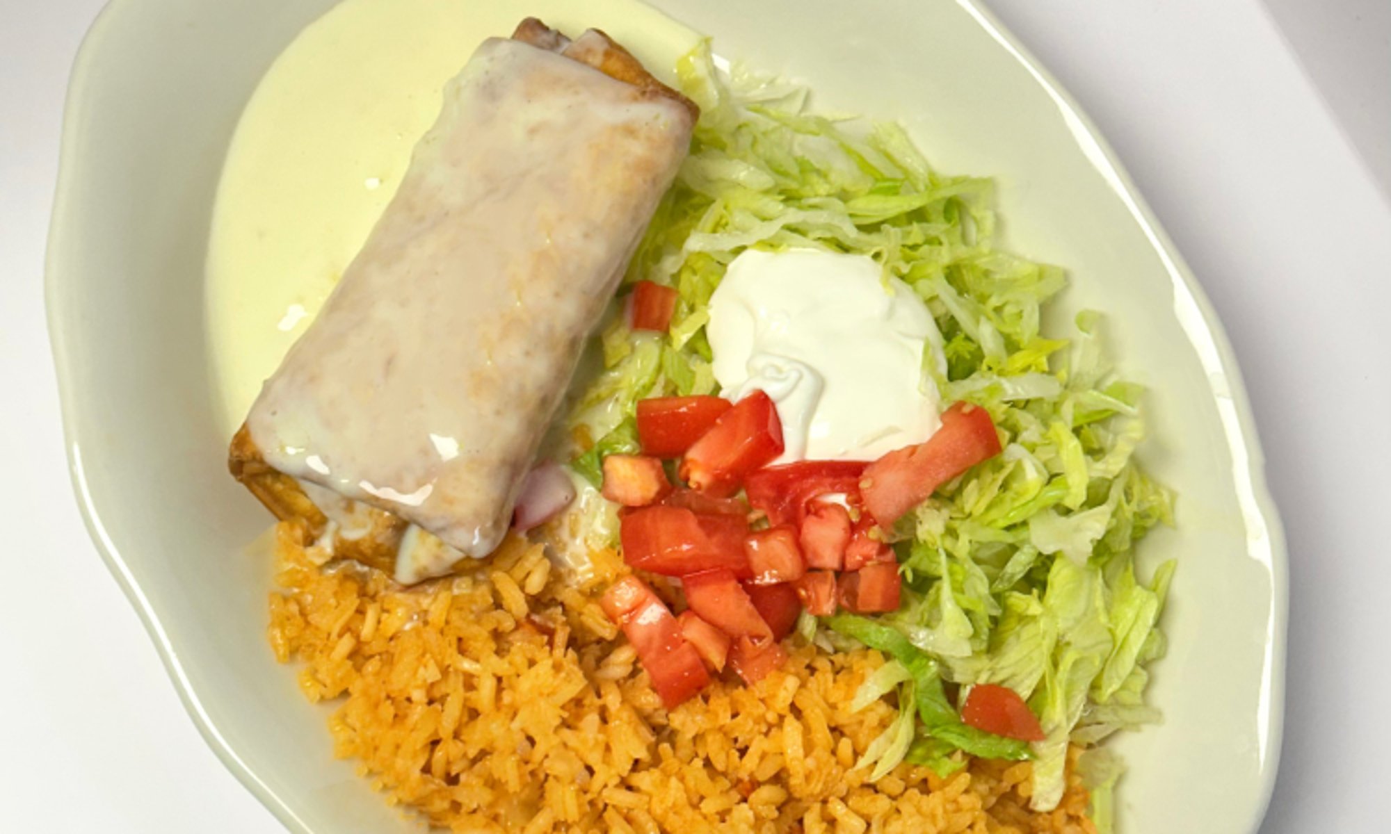 lunch southwestern chimichanga