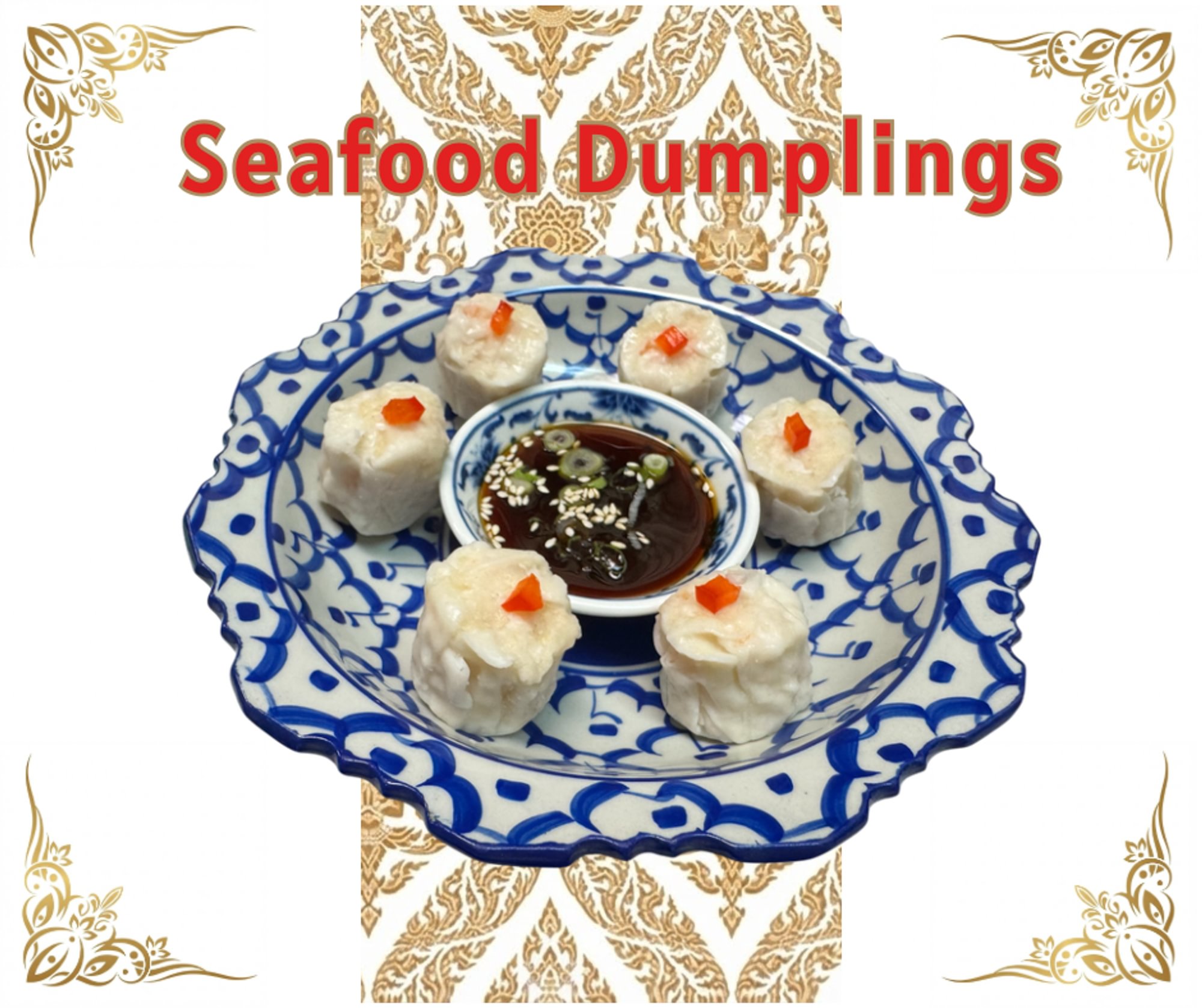 Seafood Dumplings (6 Pcs)