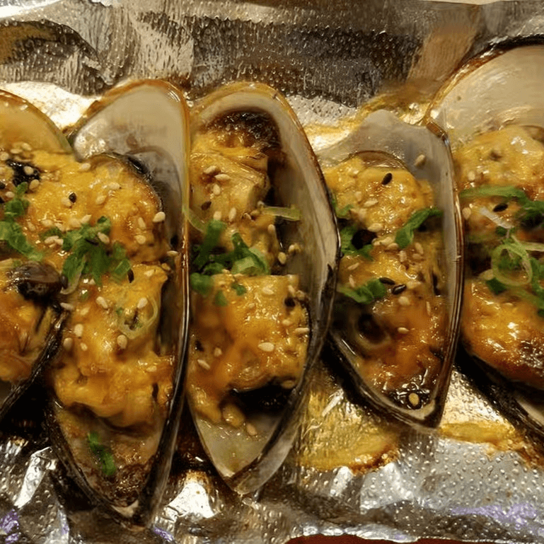 Baked Green Mussel