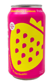 Strawberry Lemonade Poppi