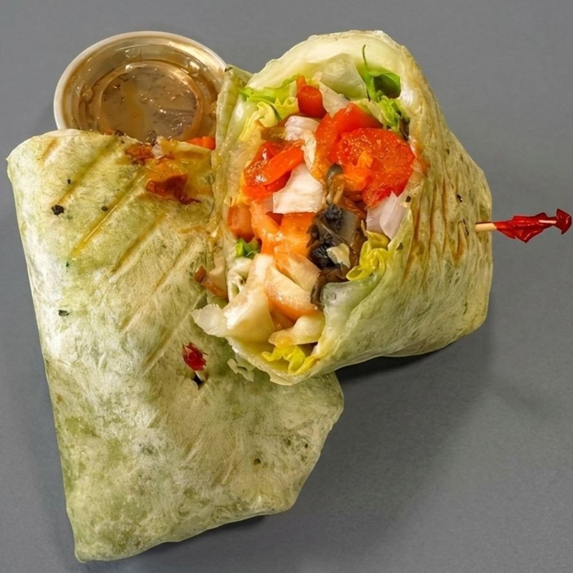 Balsamic Roasted Veggie Wrap