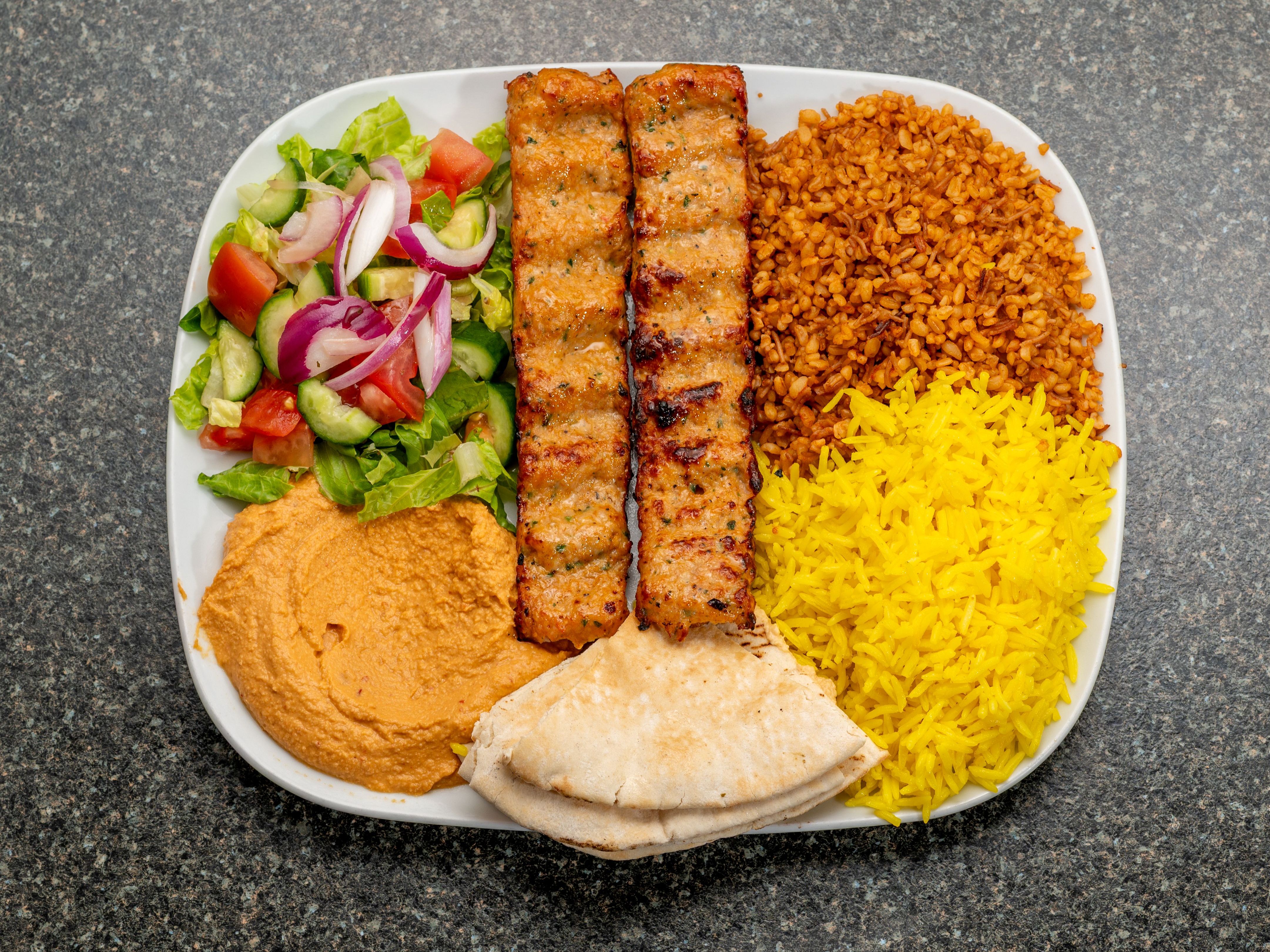 Chicken Kabob Plate