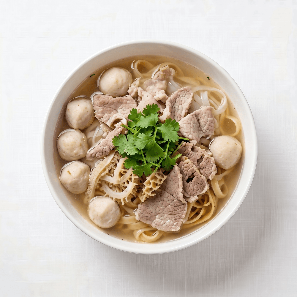 Tái Gân (Rare Steak, Tendon)