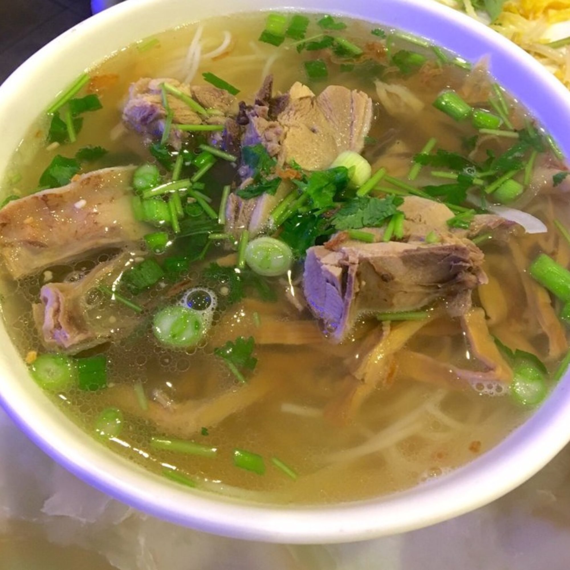 Duck & Rice Noodle Soup