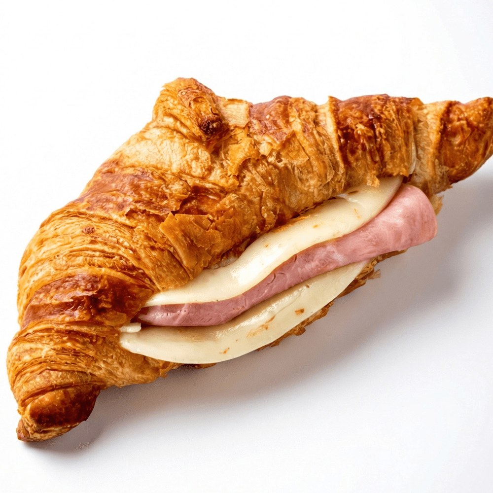 Croissant ham and cheese