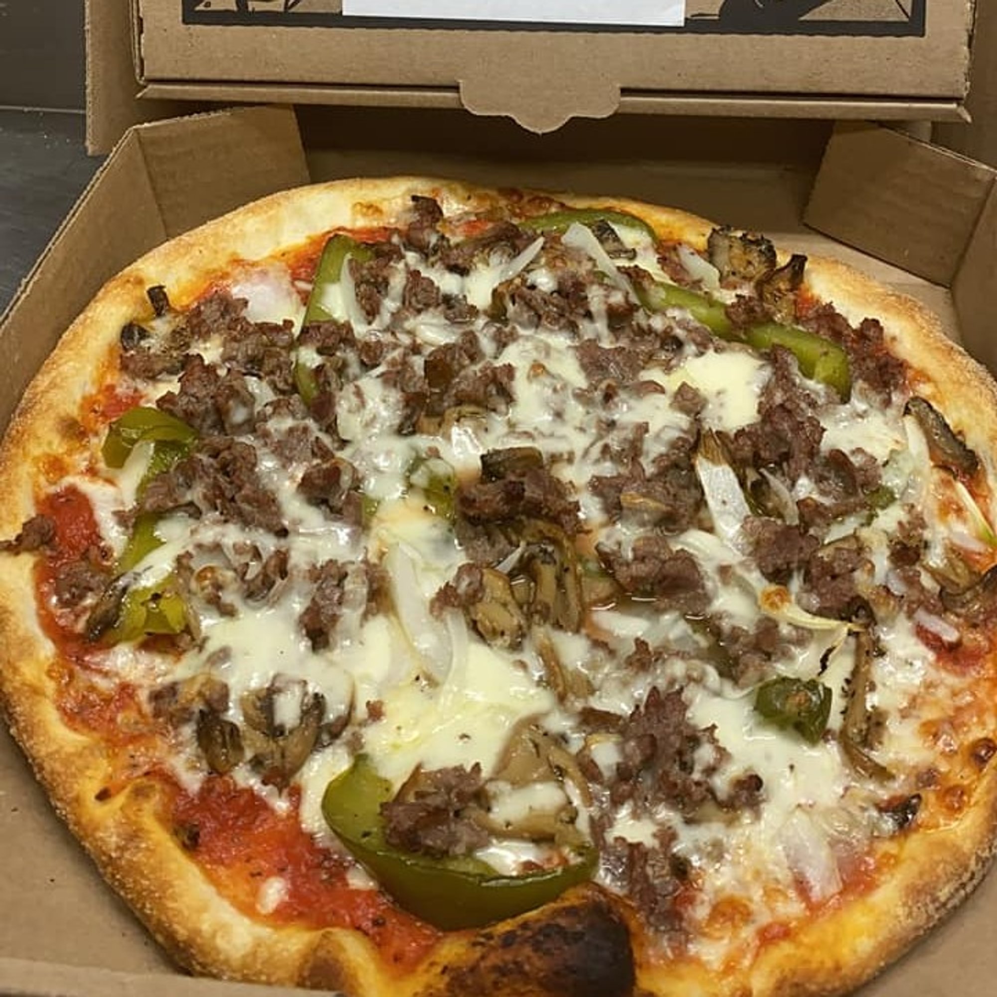 Philly Steak & Cheese Pizza
