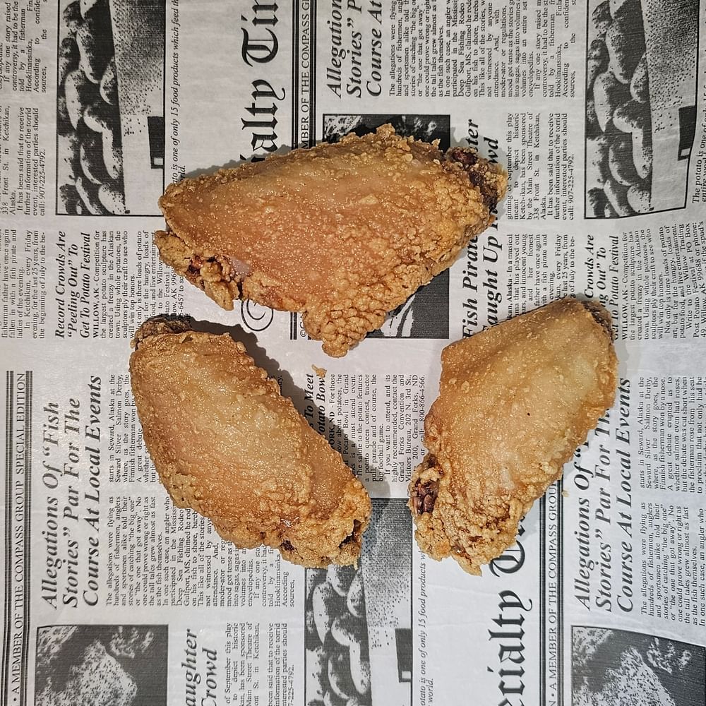Fried Chicken Jumbo Wings Cut