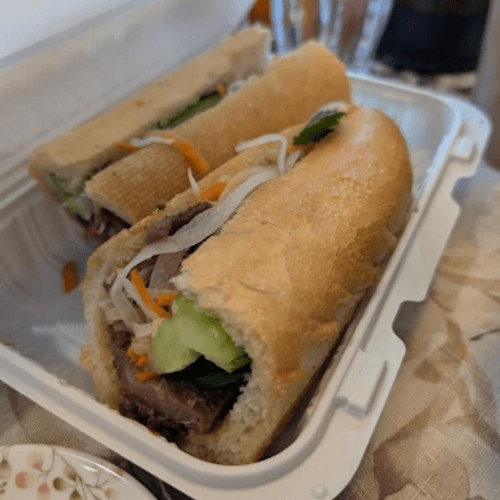 BM10.  Grilled beef sandwich