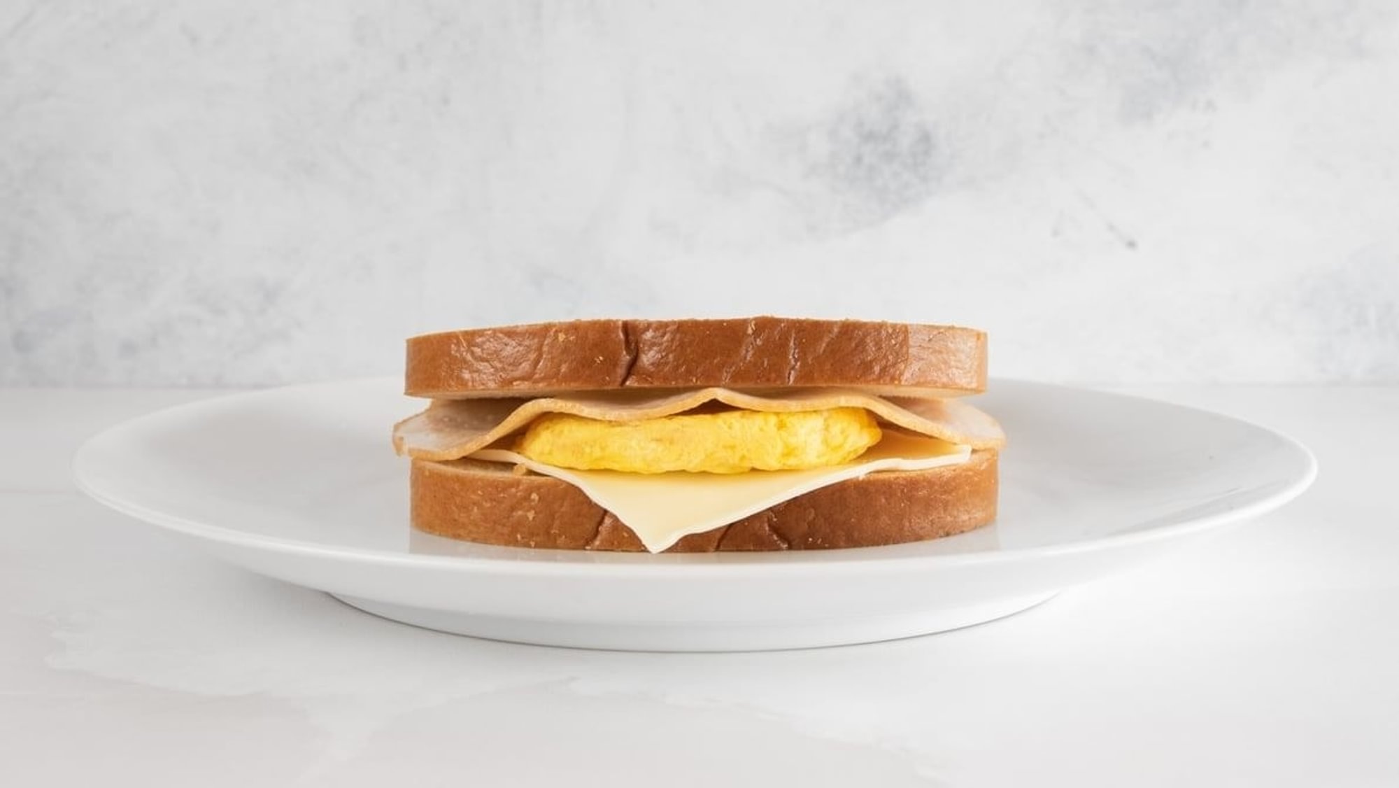 White Toast Breakfast Sandwich