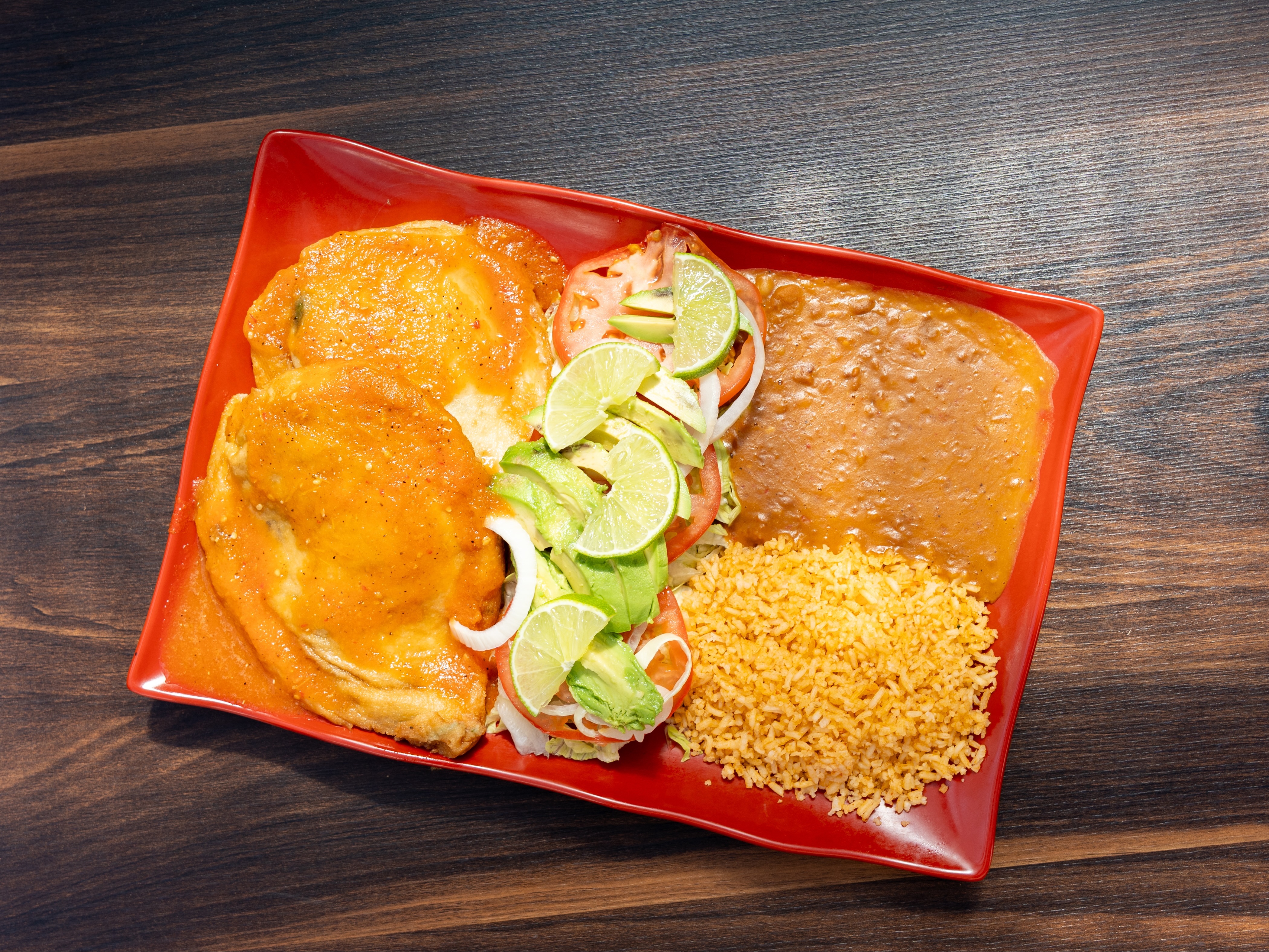 Chiles Rellenos Dinner Plate
