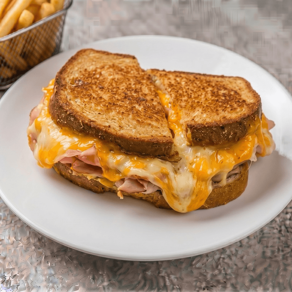 Grilled Reuben Corned Beef Sandwich
