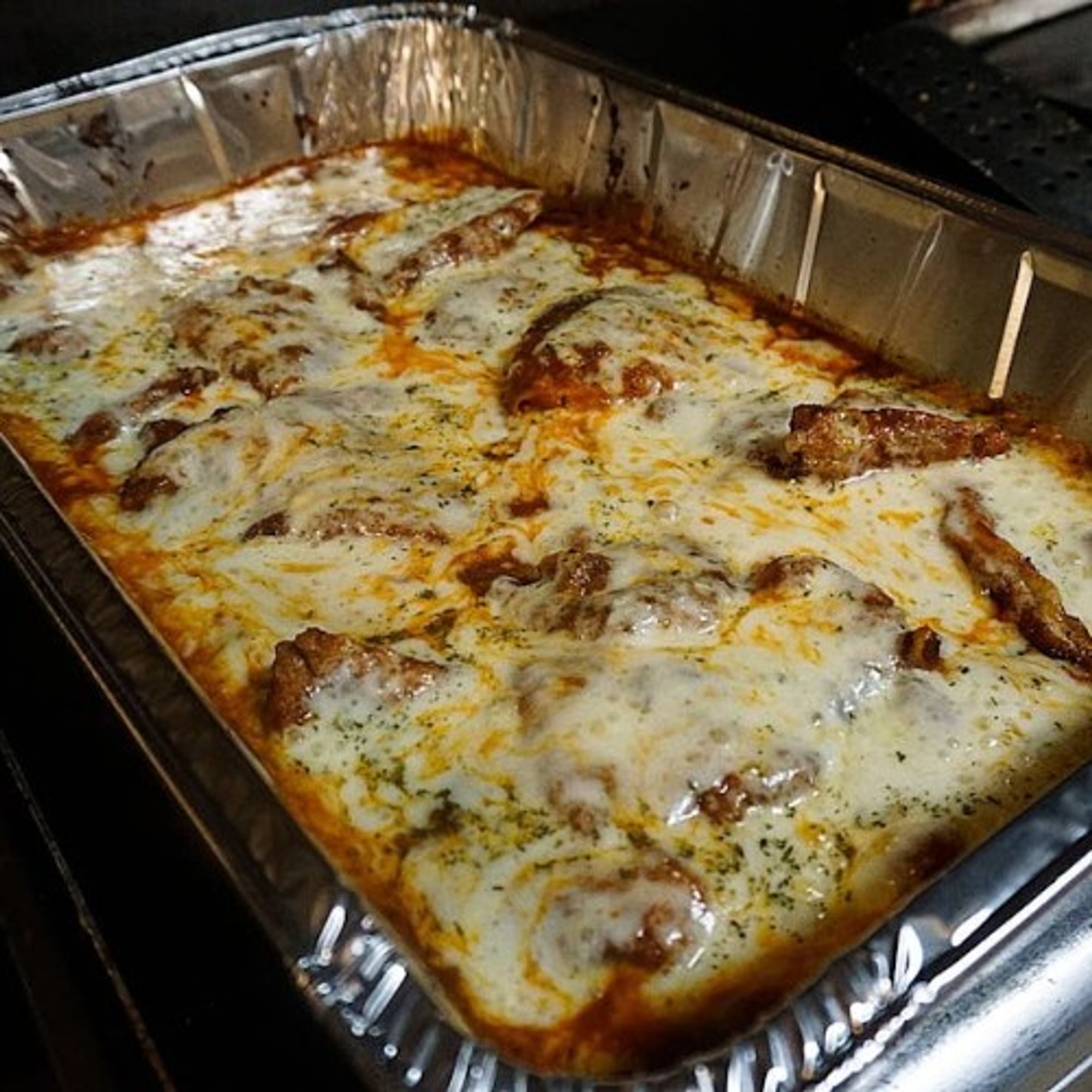 Crispy Chicken Parmigiana Catering