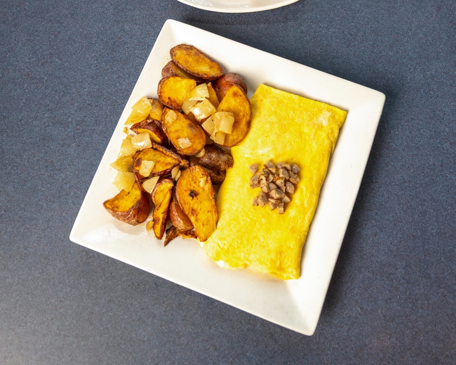 Sausage & Cheese Omelette