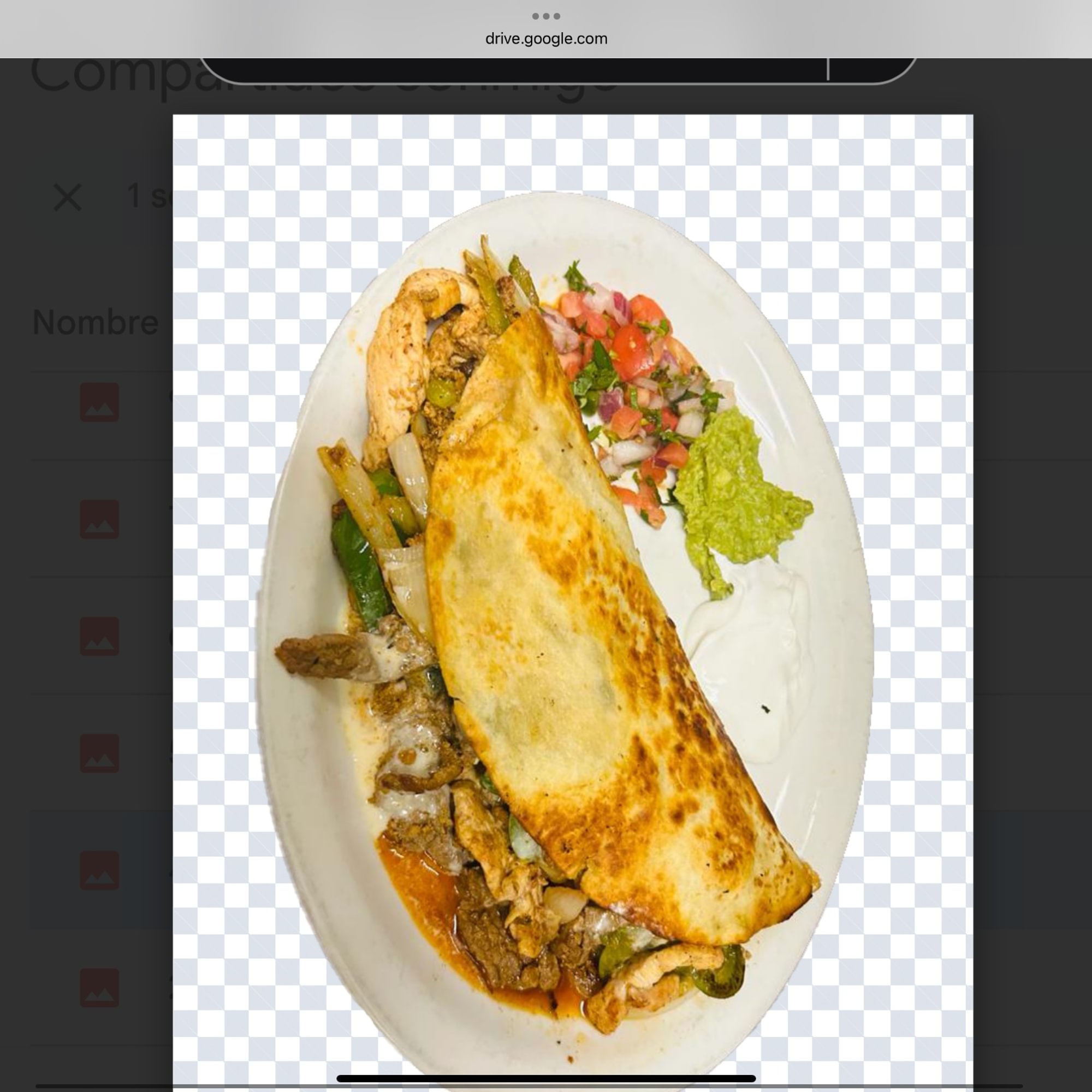 Jumbo Shrimp Quesadilla