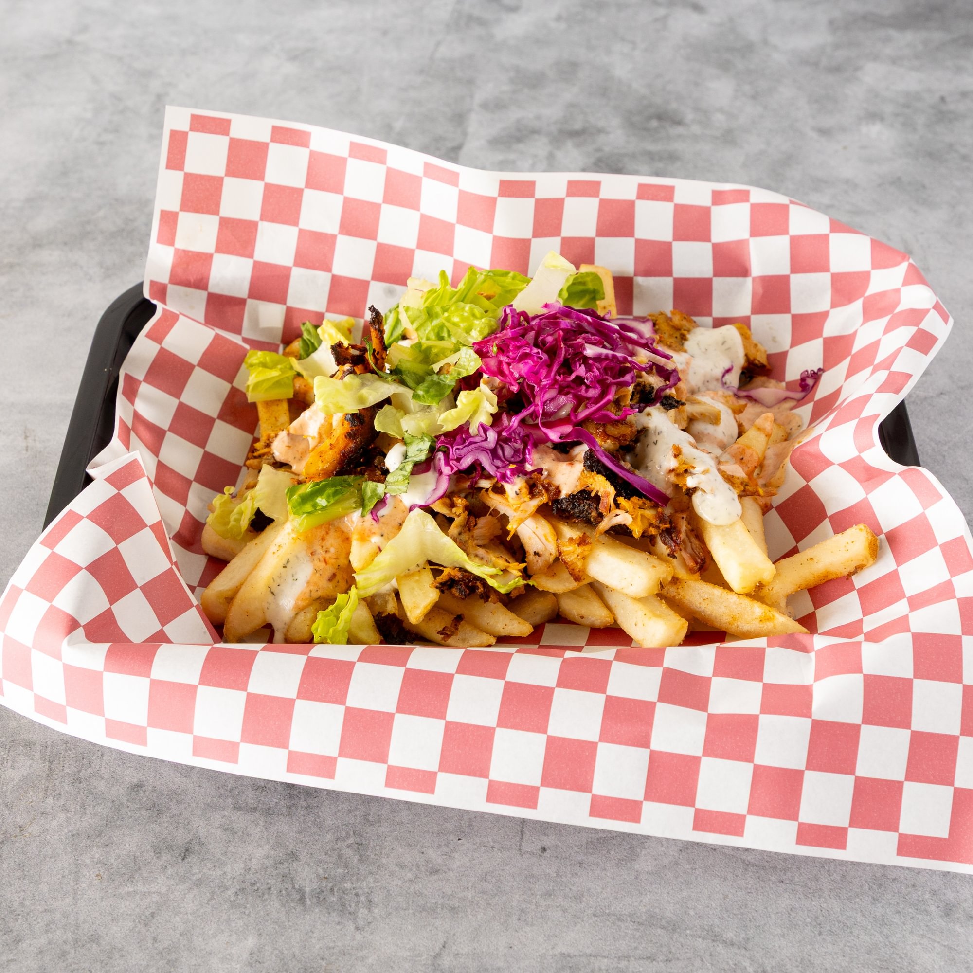 Chicken doner fries