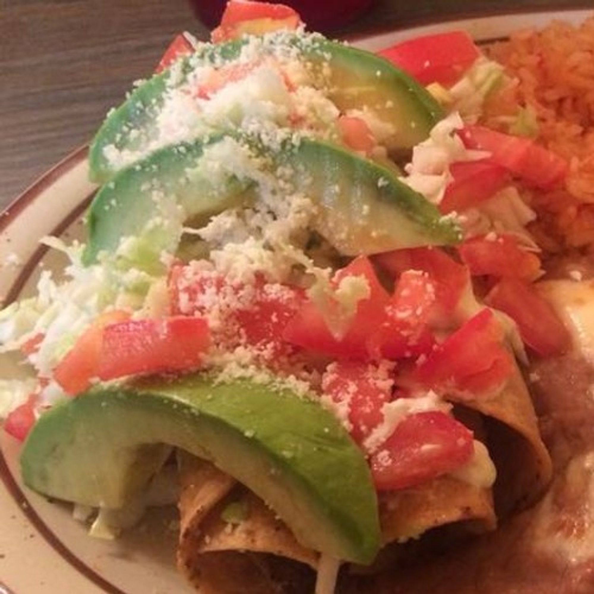 3 Rolled Tacos Mexican Style Tacos