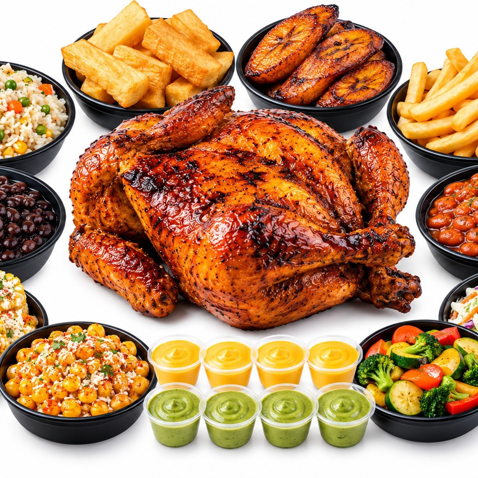 Whole Chicken + 3 SIDES 🍗🔥Chef's Choice.