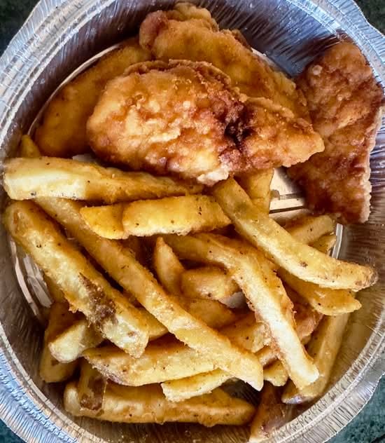 Chicken Fingers & Waffles