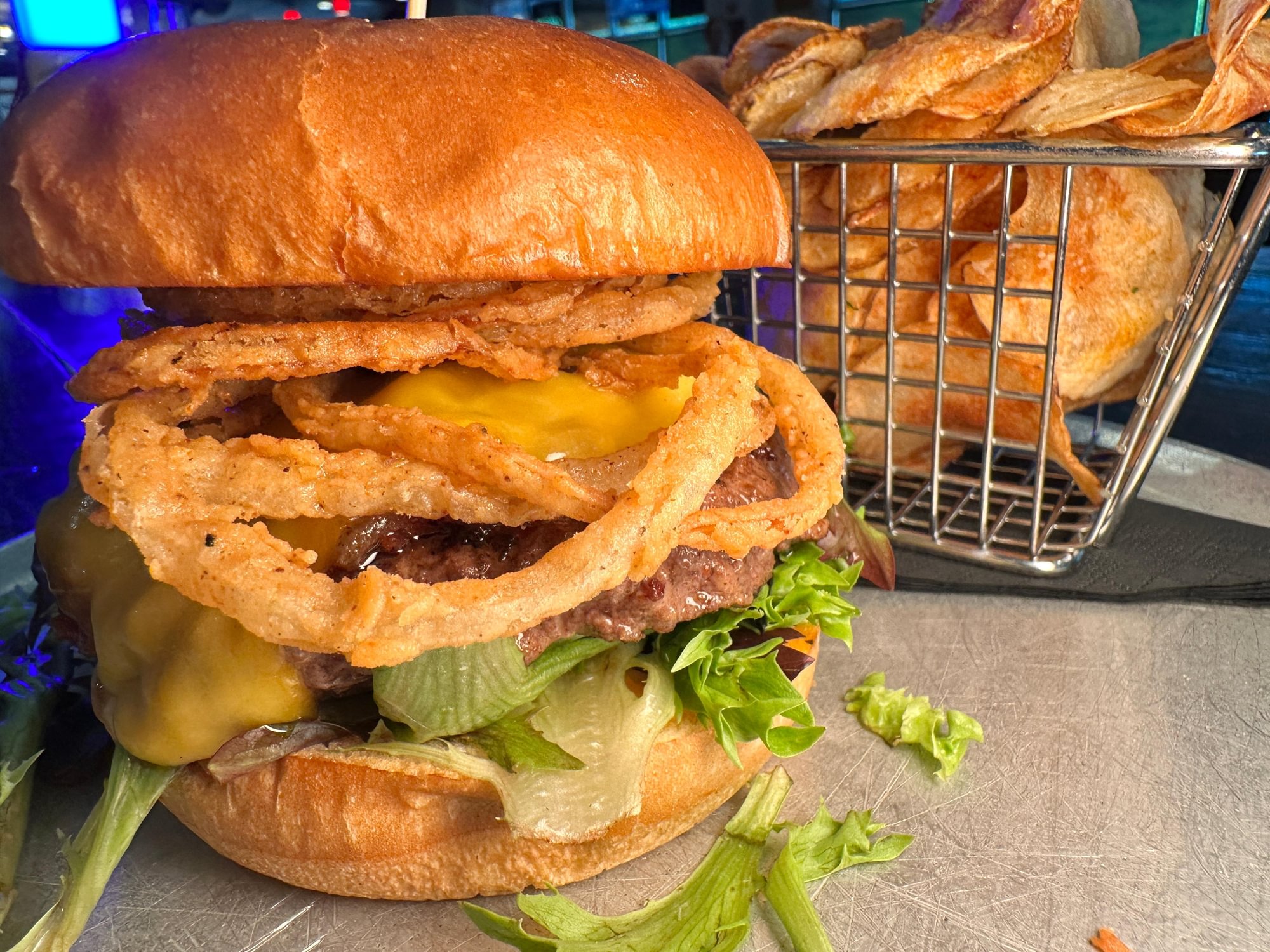 Smoked Gouda Burger