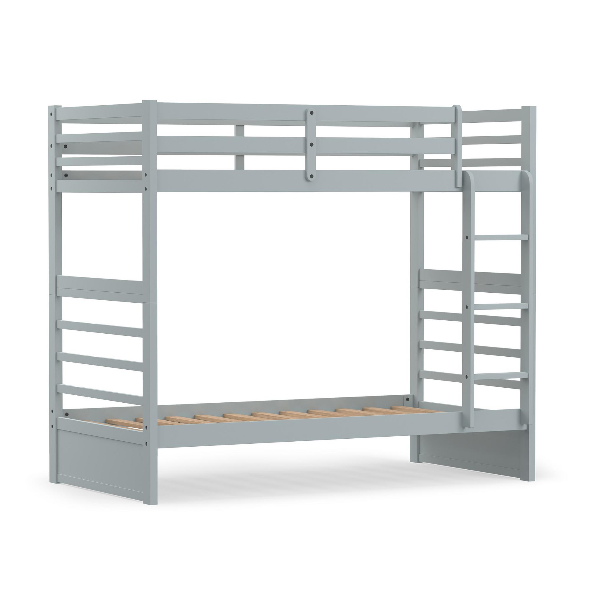 Rize Twin Bunk Bed - Grey