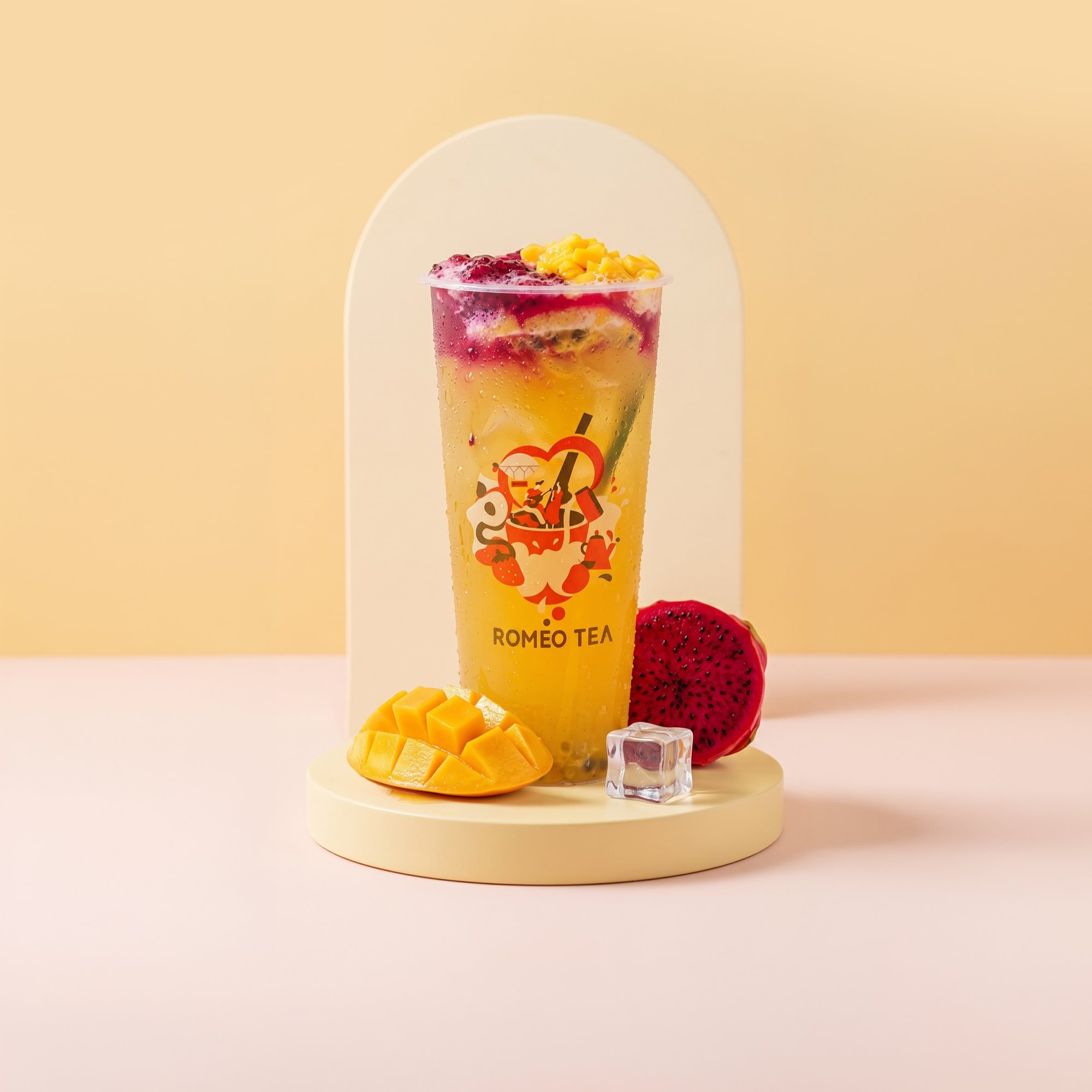 Dragon Fruit & Mango Iced Jasmine Green Tea