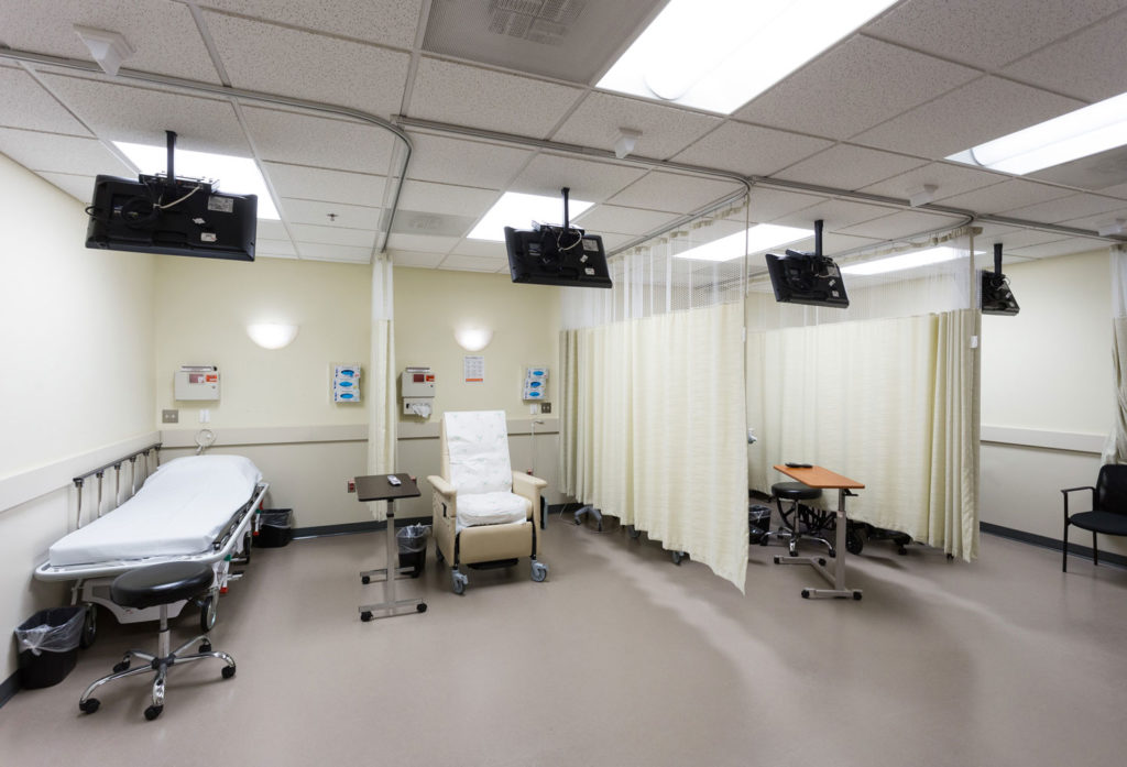 Treatment rooms at Montgomery Vascular Care