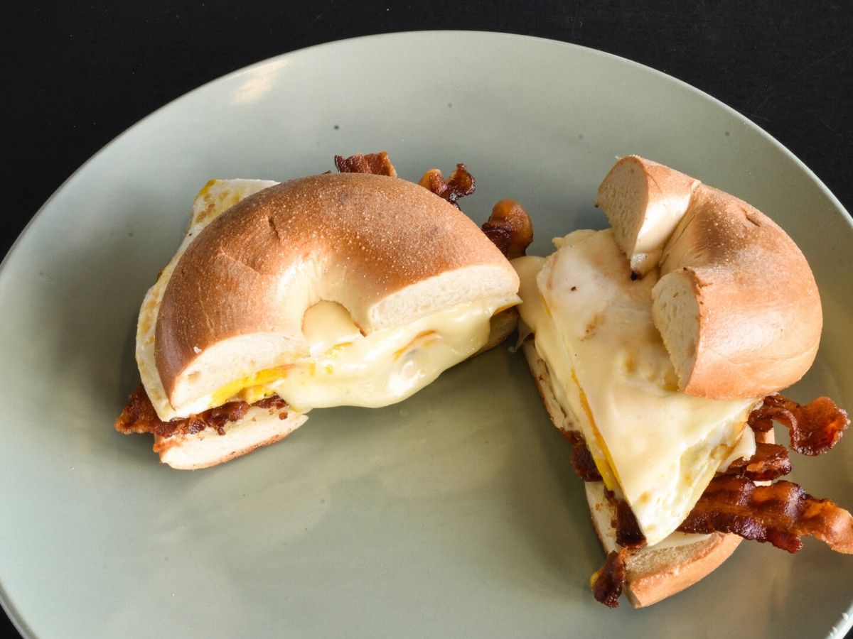 Meat, Egg, Cheese Sandwich