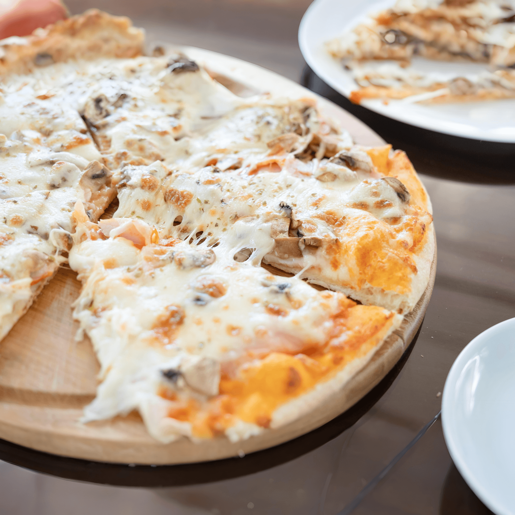 White BBQ Chicken Pizza