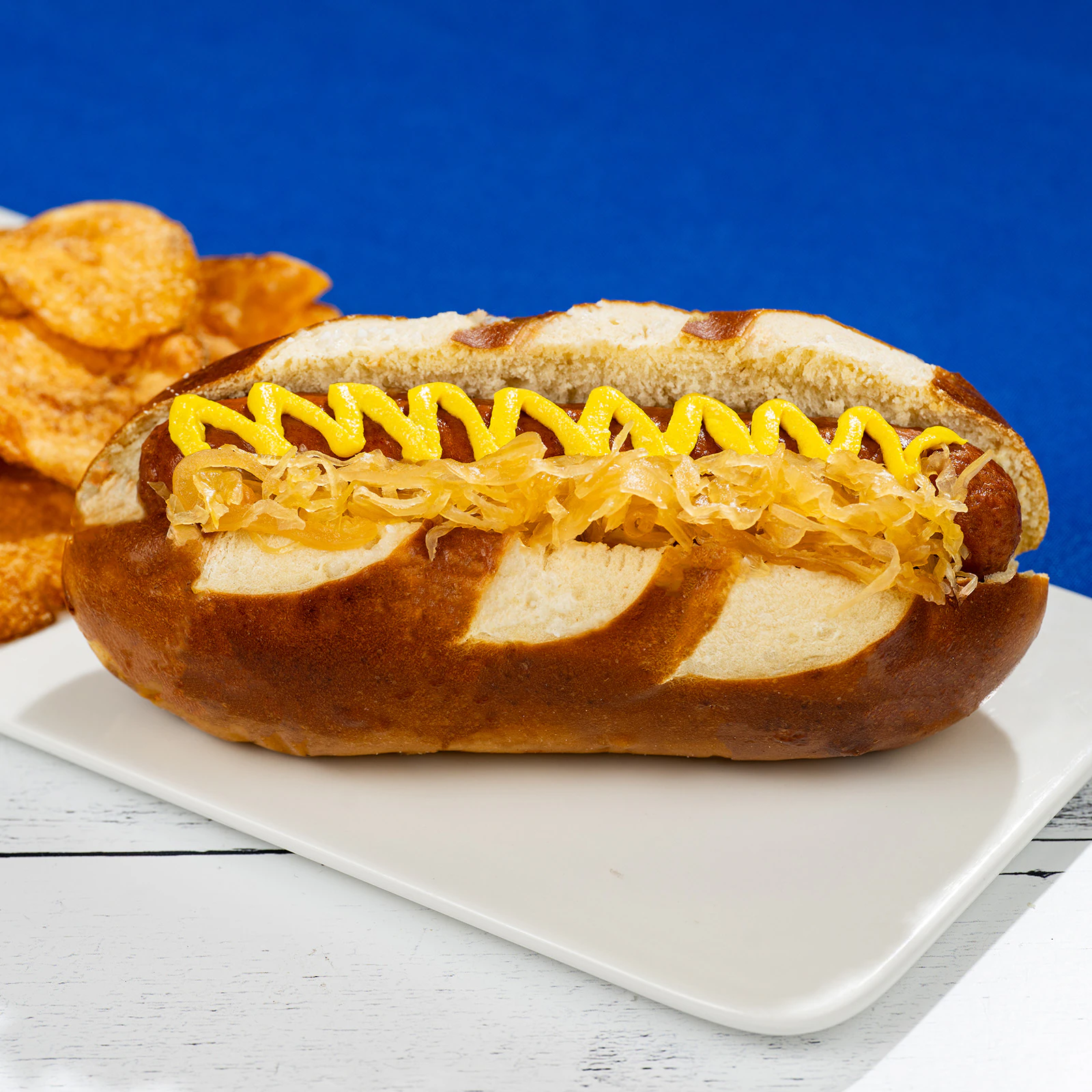 Pretzel Hot Dog