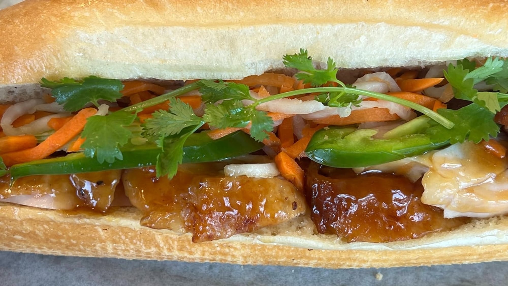 B9 Teriyaki Chicken Baguette