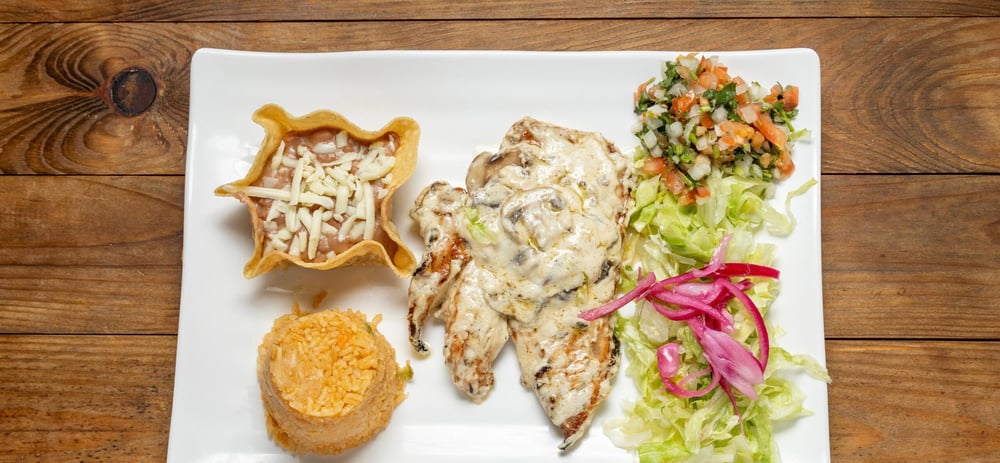 Pollo con Champiñones