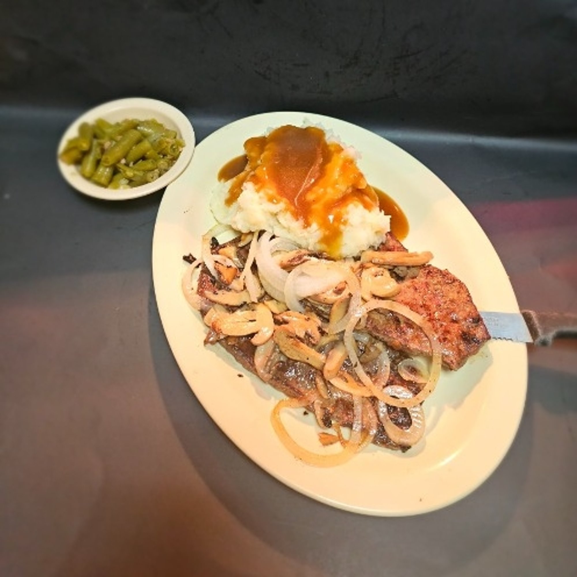 Liver/onion dinner