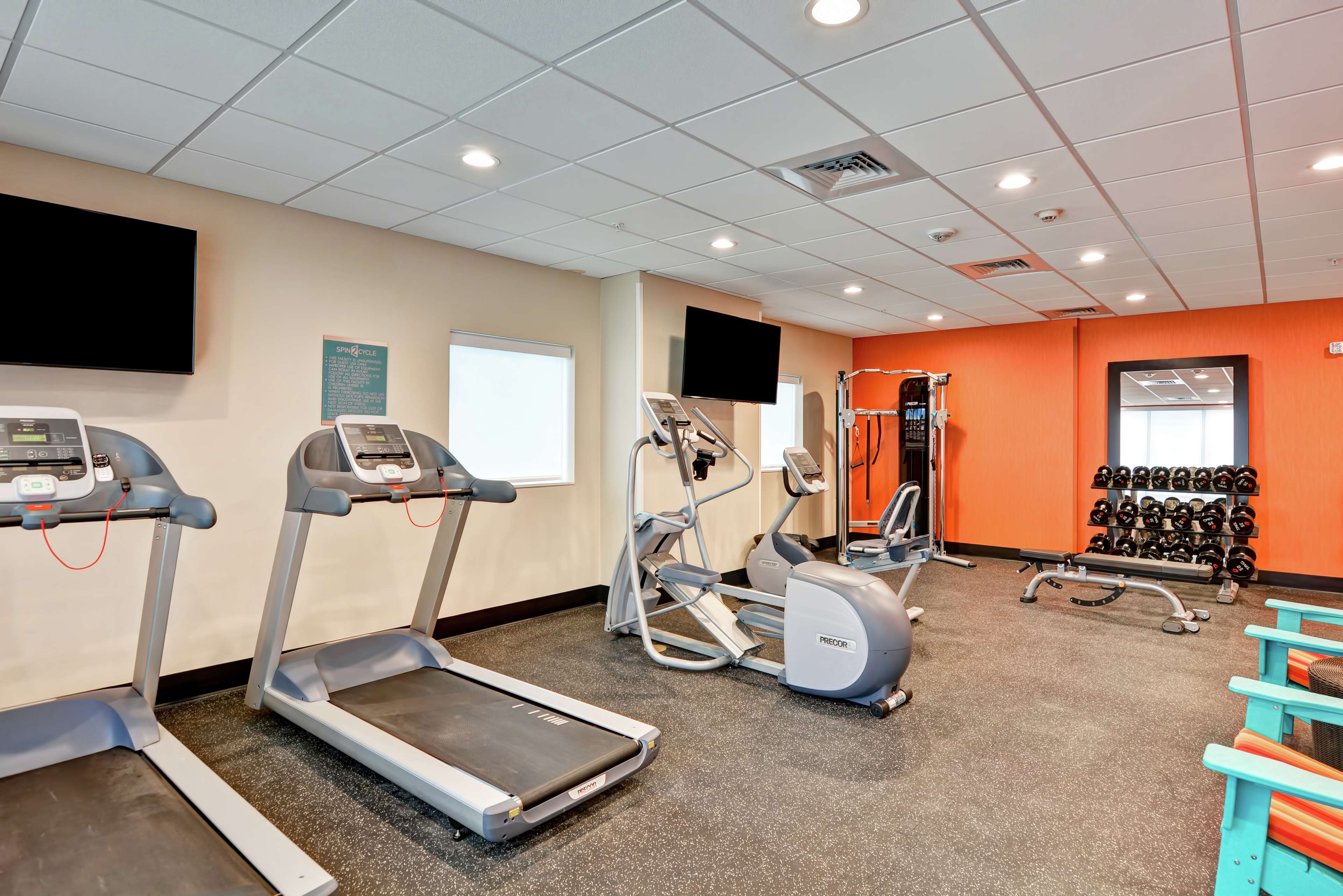 Health club  fitness center  gym