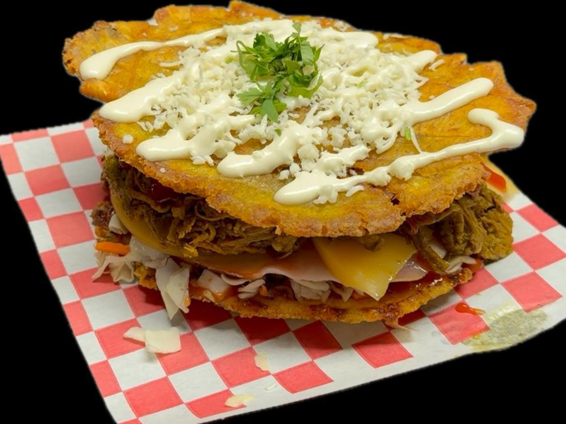 Avila Plantain Sandwich / Tostones Ávila