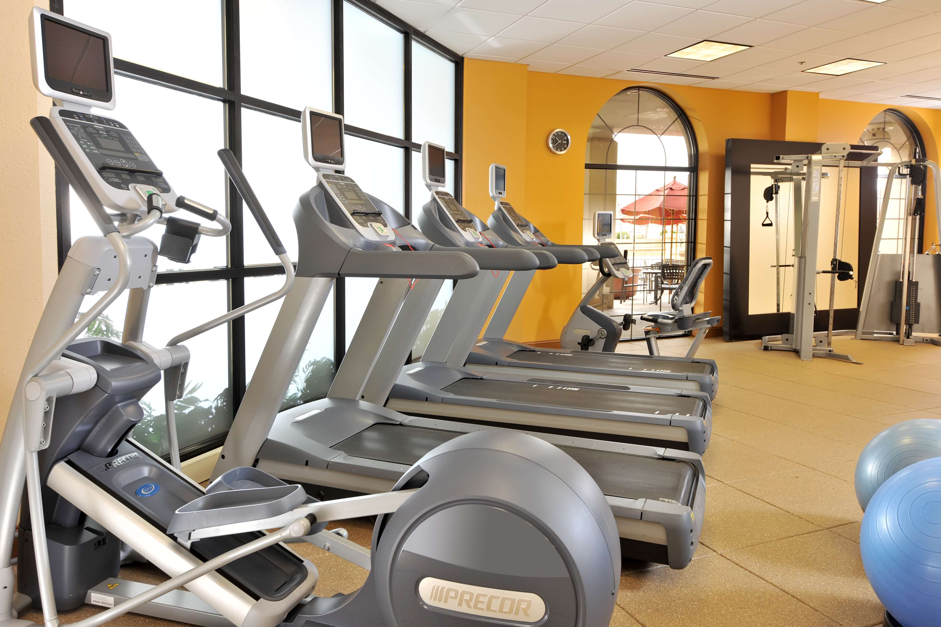 Health club  fitness center  gym