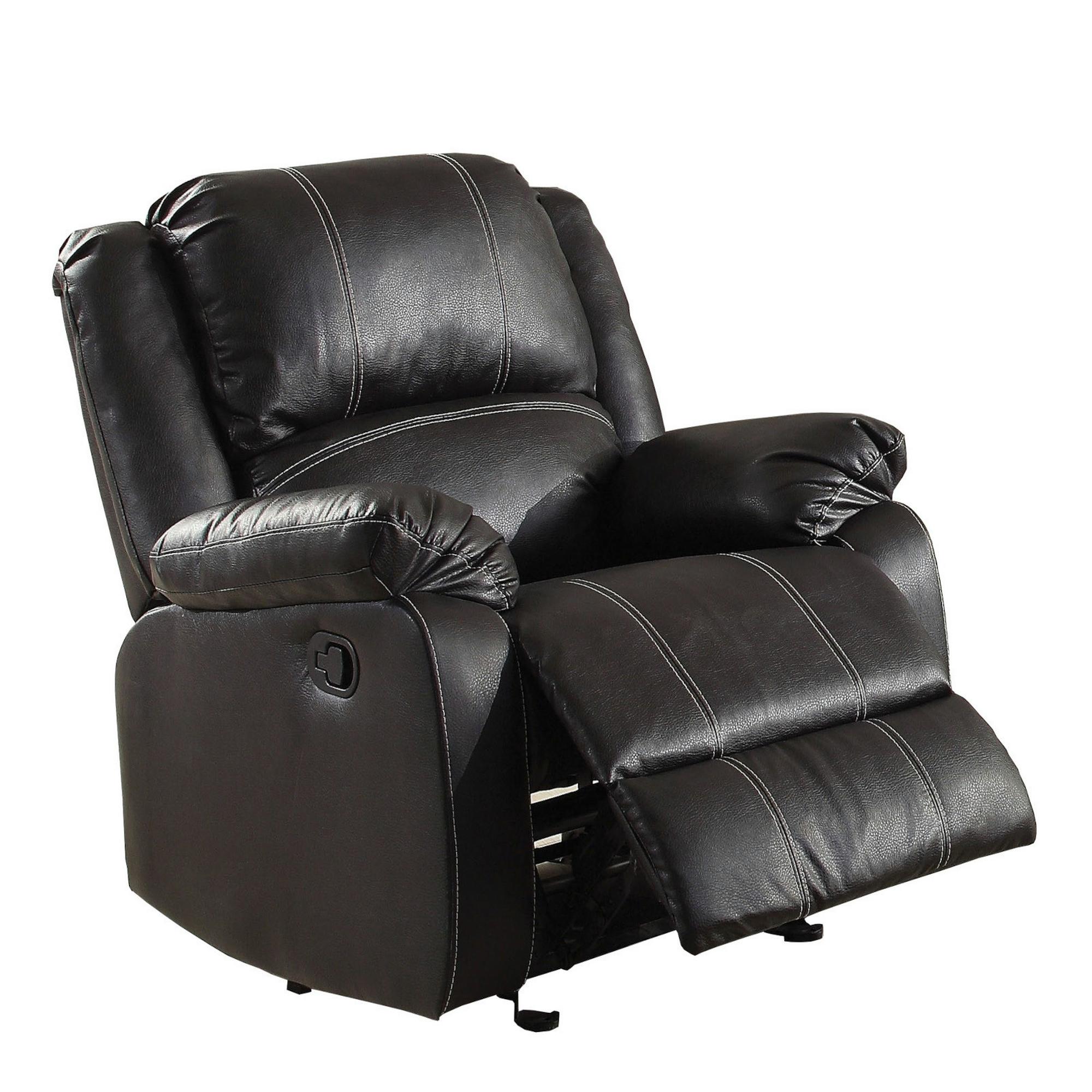 Zuriel Rocker Recliner - Black