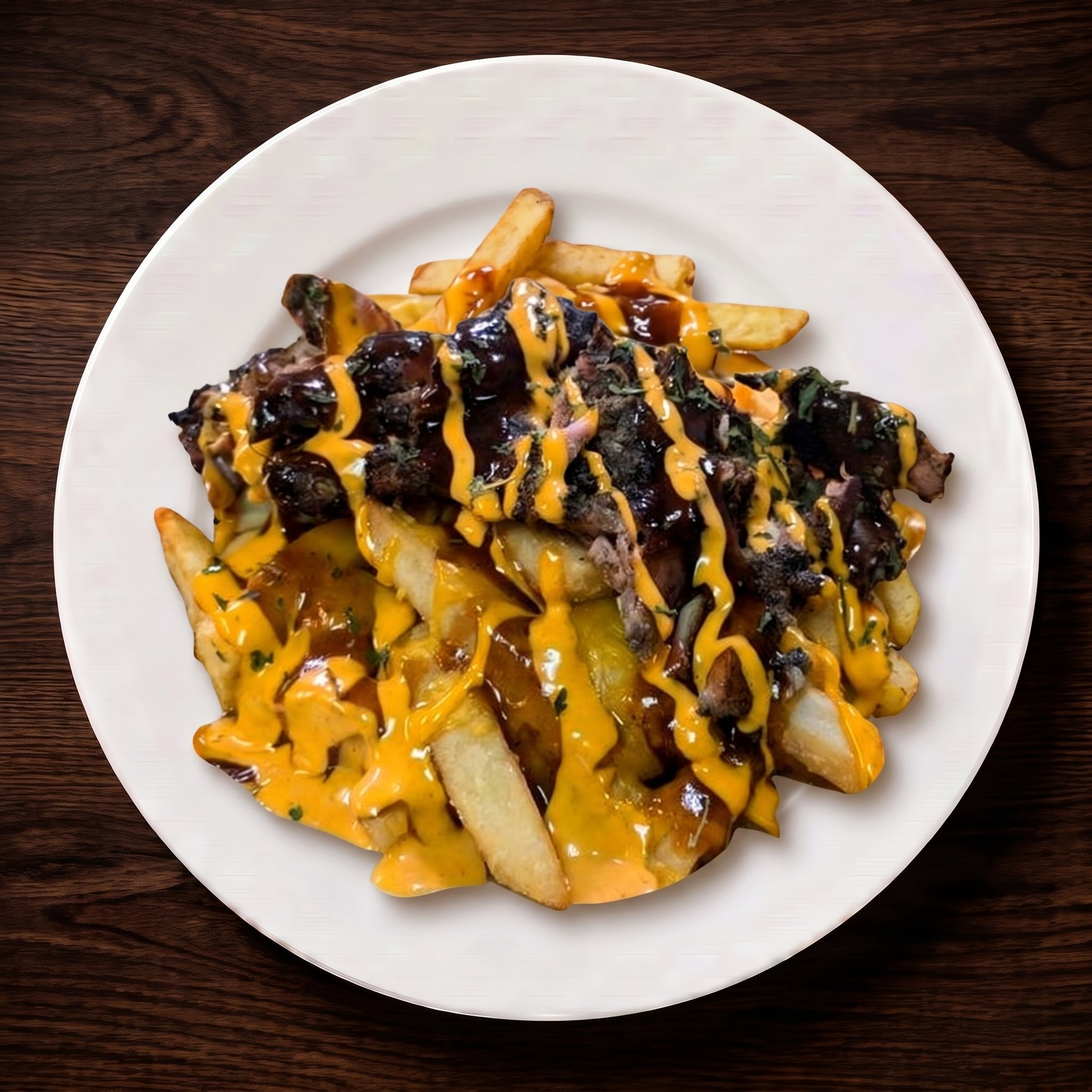 Loaded island seasoned fries