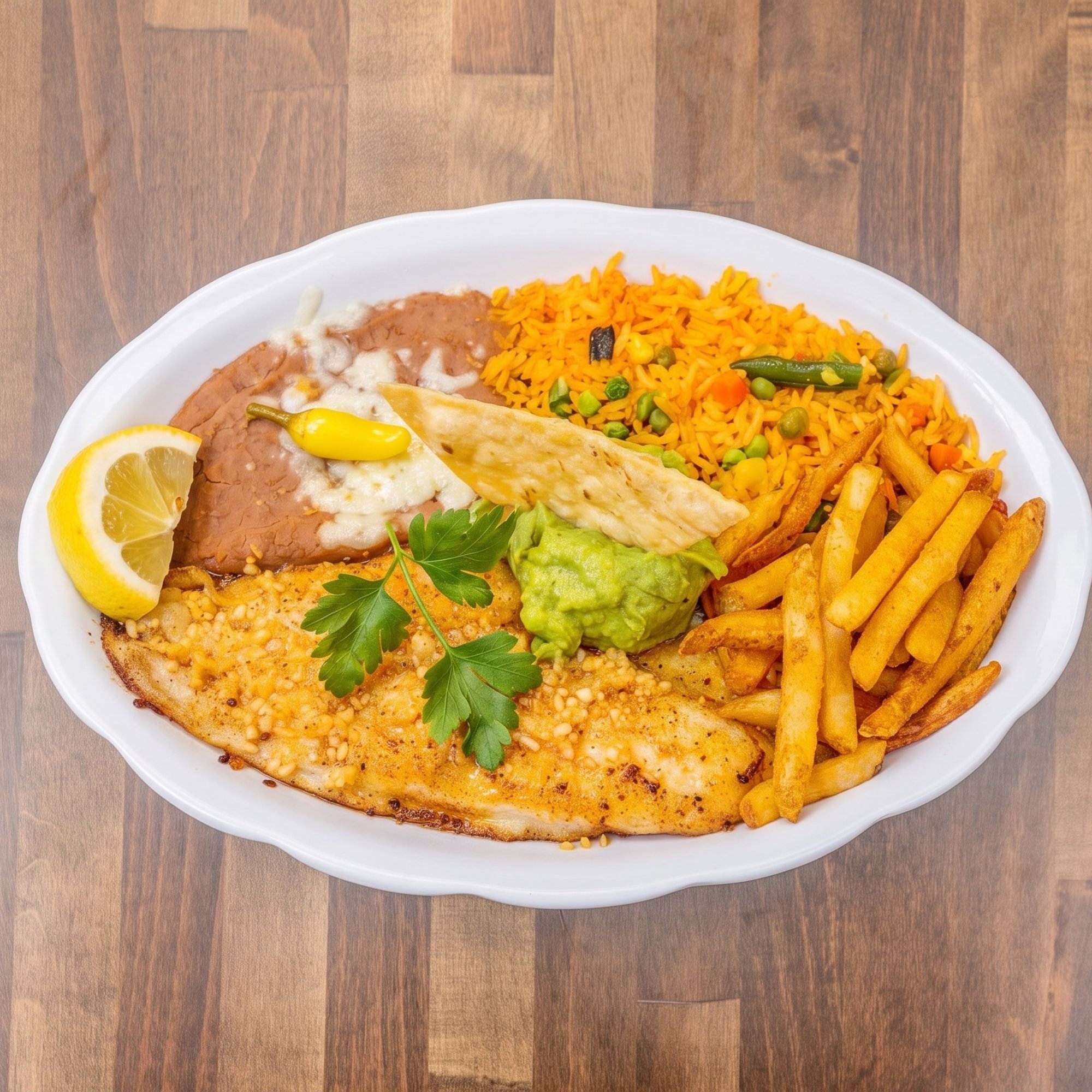 Filete de Pescado al Mojo de Ajo