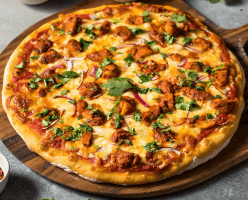 Butter Chicken Pizza