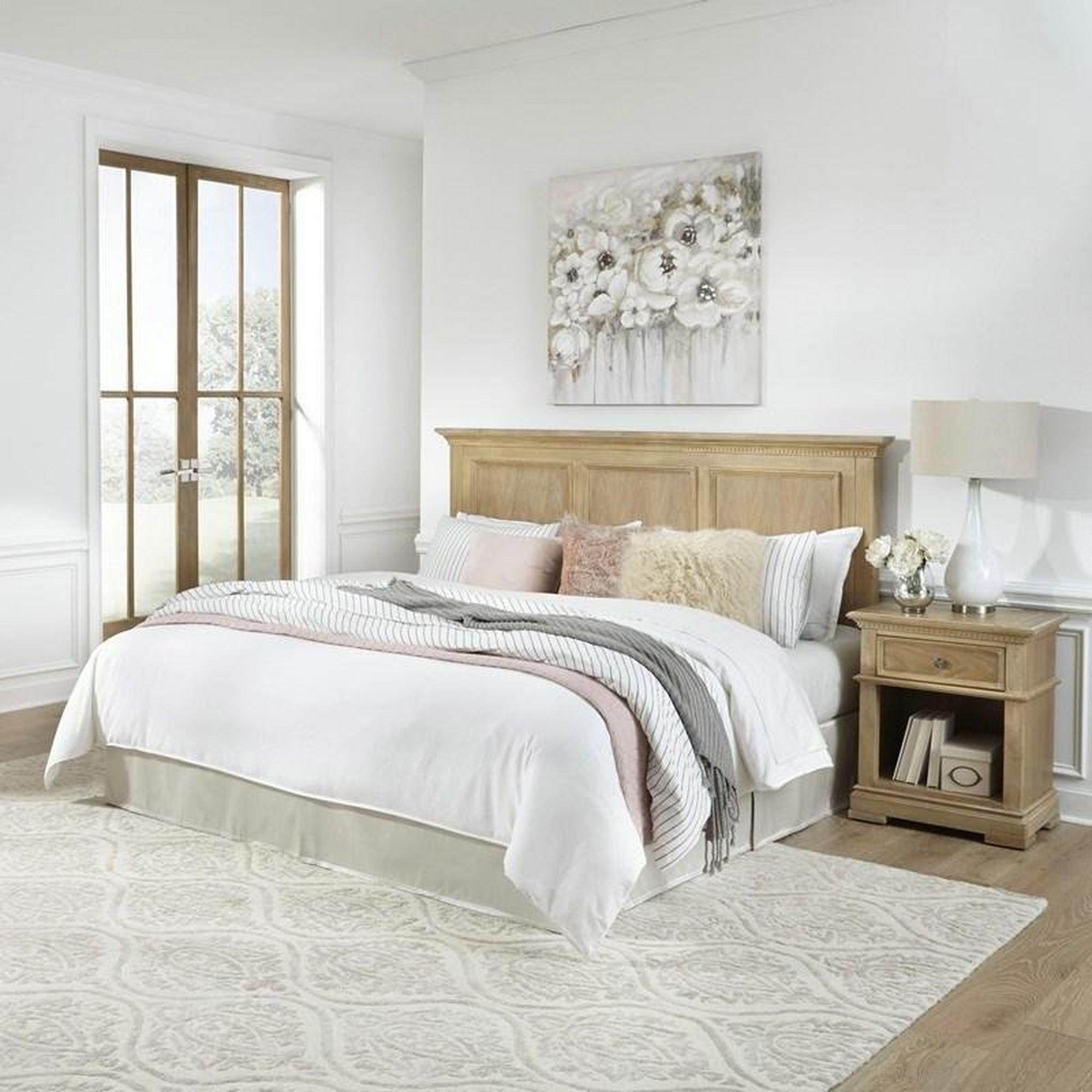 King Manor House Headboard & Nightstand
