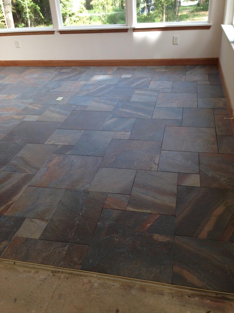 Screen Porch tile Floor 