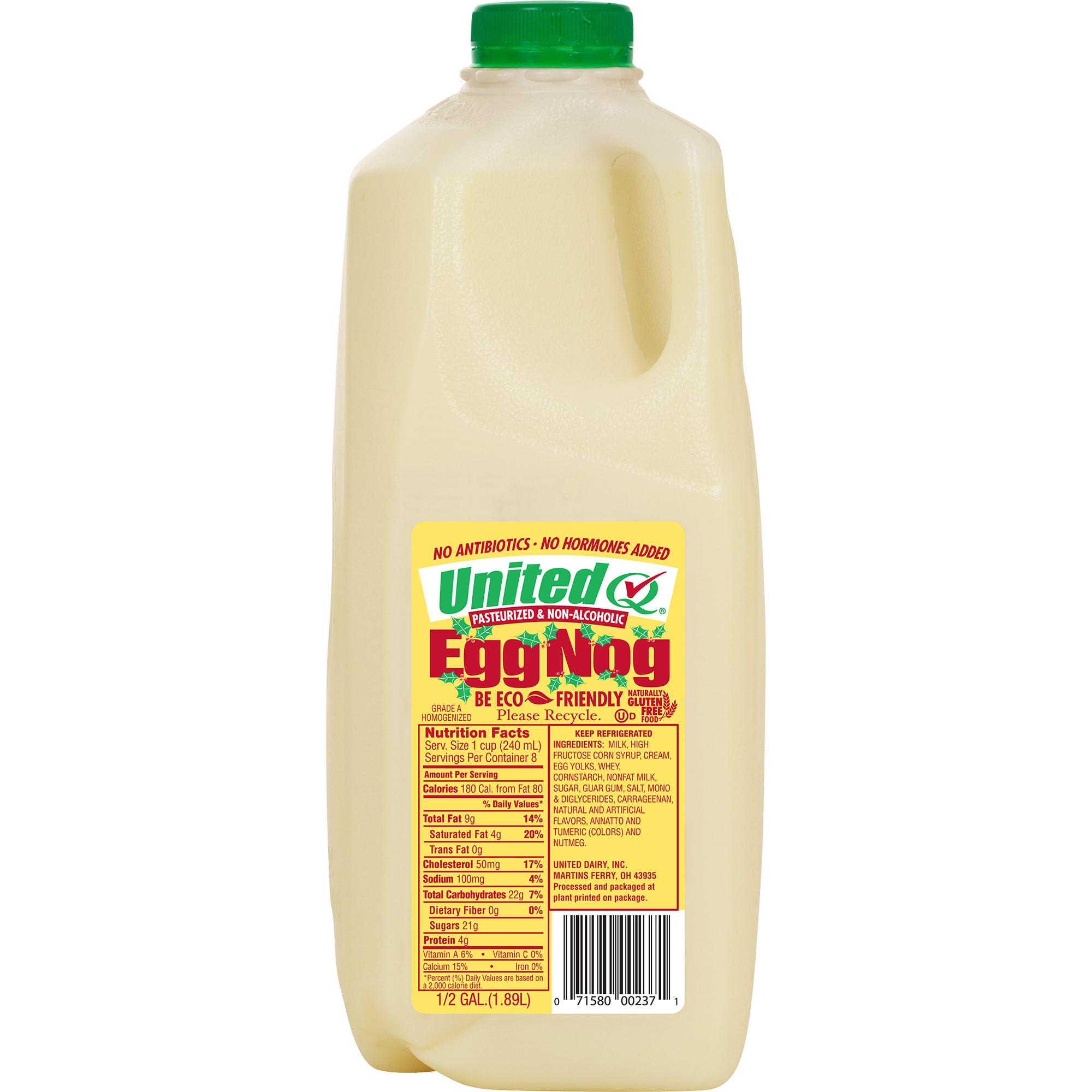 United Egg Nog 1/2 Gallon