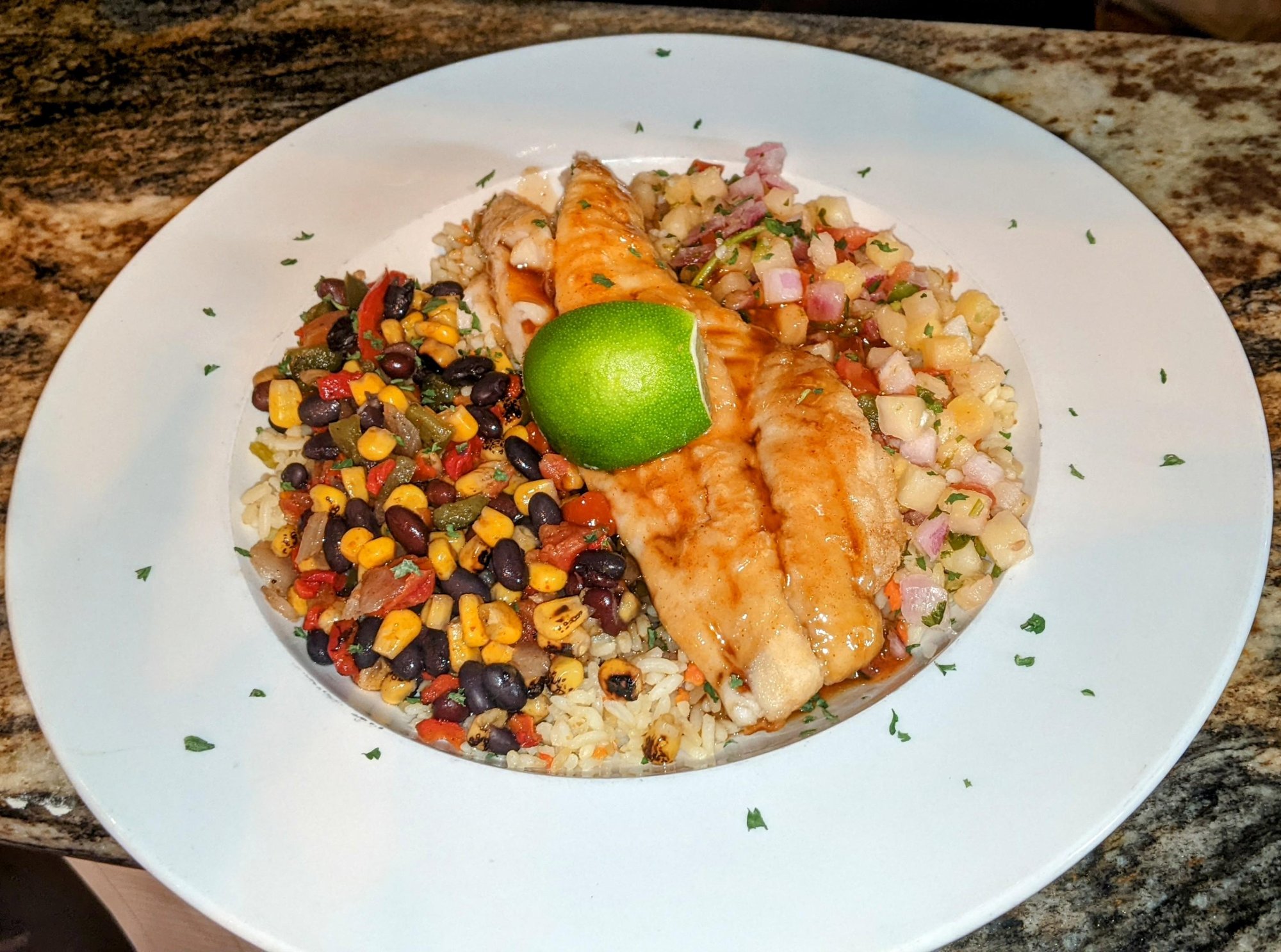 Hot Honey Haddock Rice Bowl