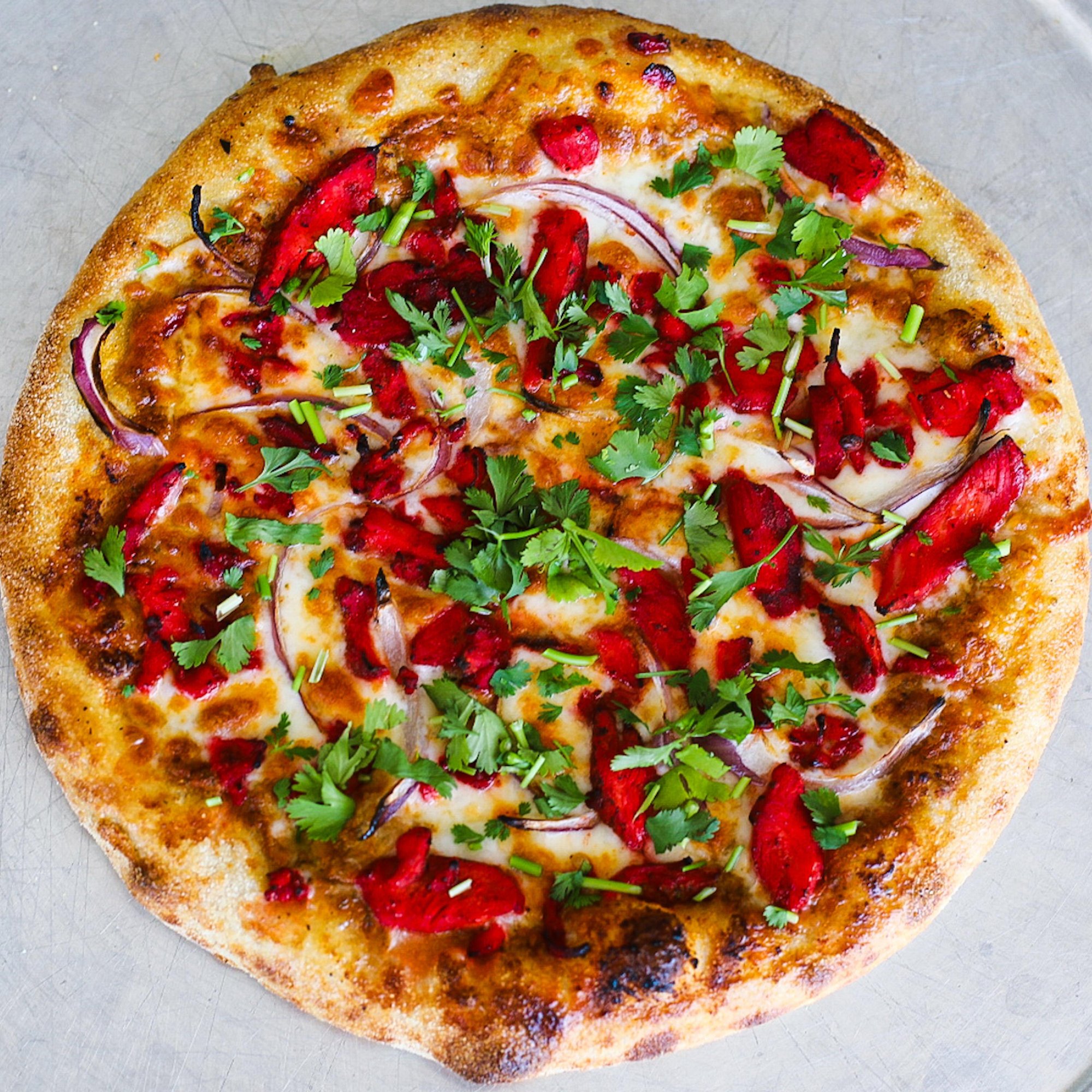 10" Tandoori Chicken Pizza