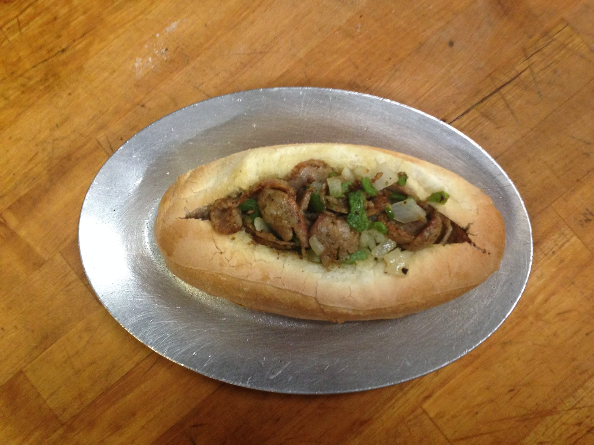 Sausage, Green Peppers & Onion Hot Sub
