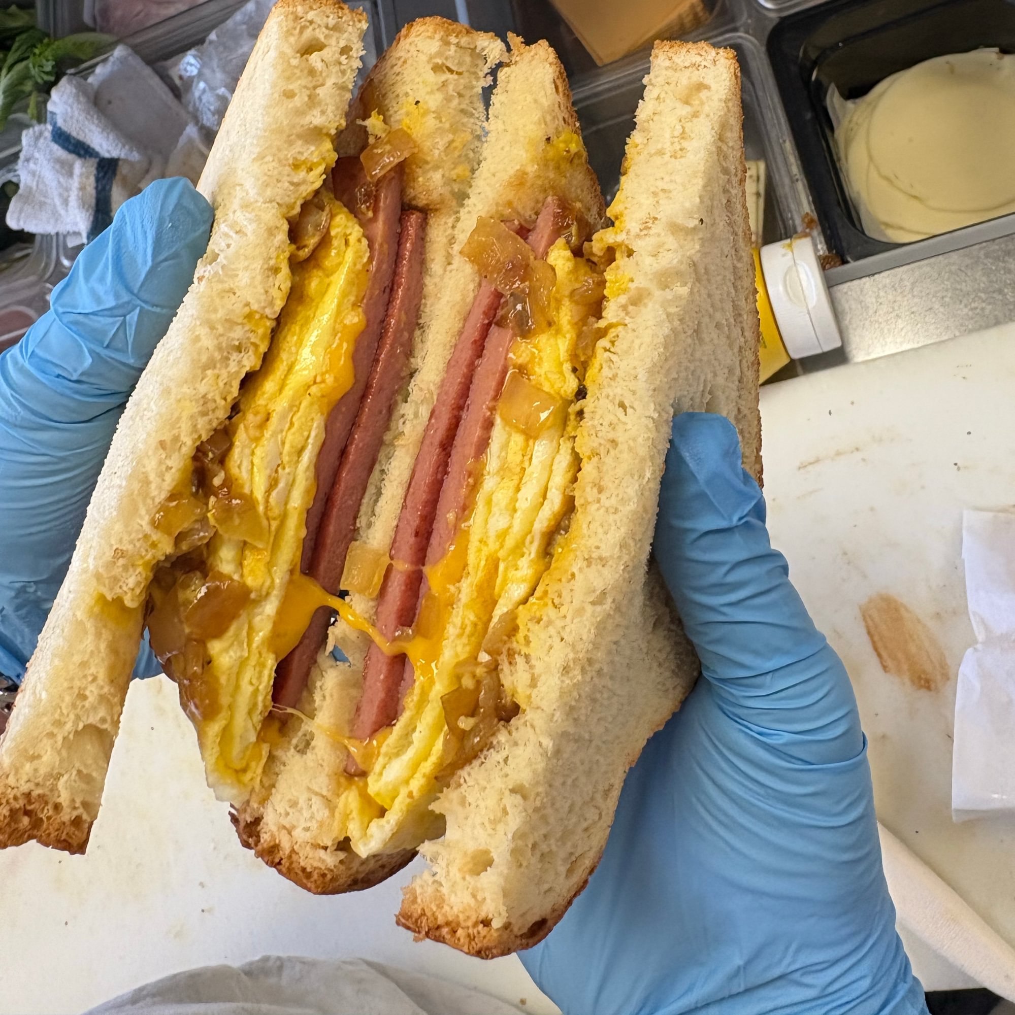 #6 Bologna, Egg & Cheese