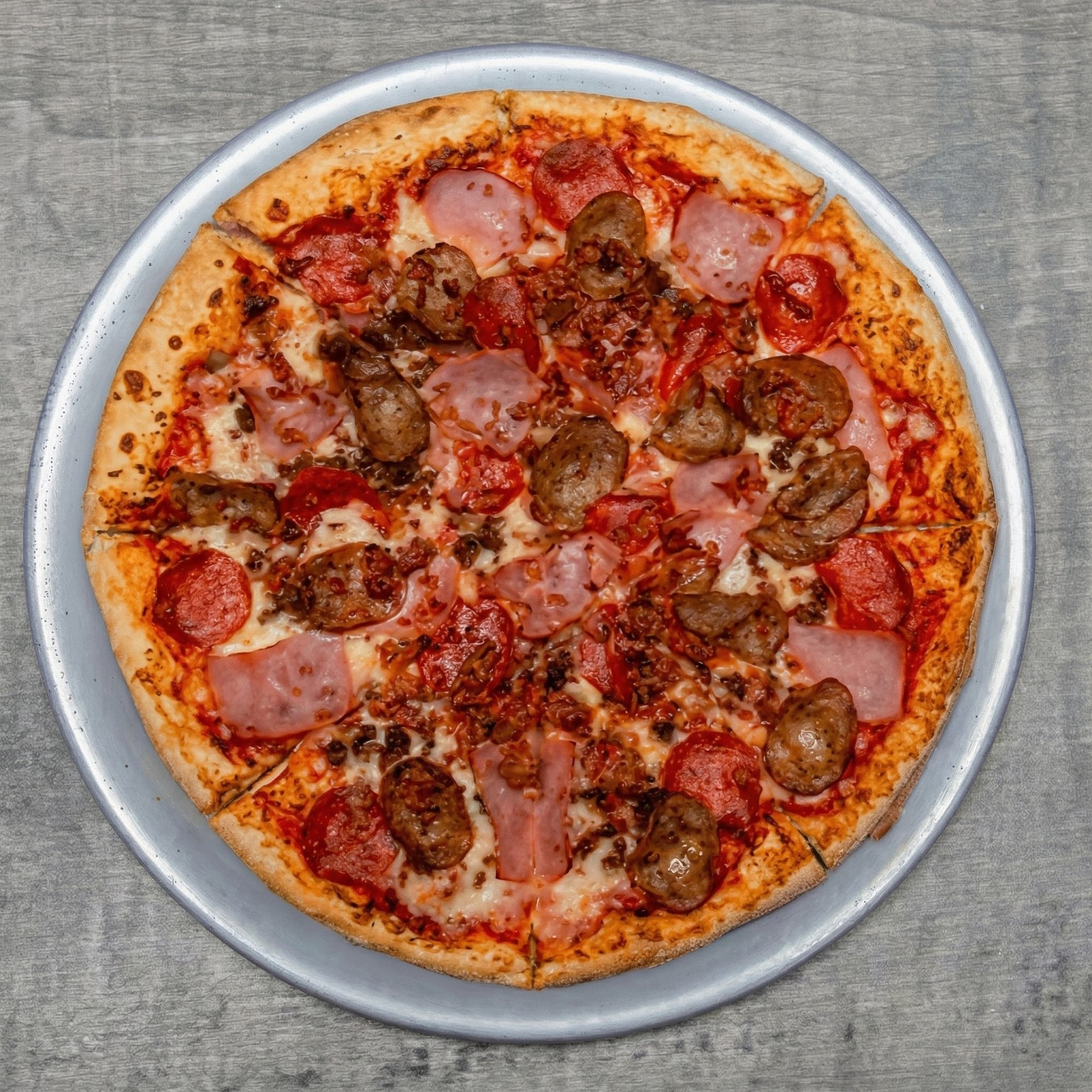 All Meats Pizza
