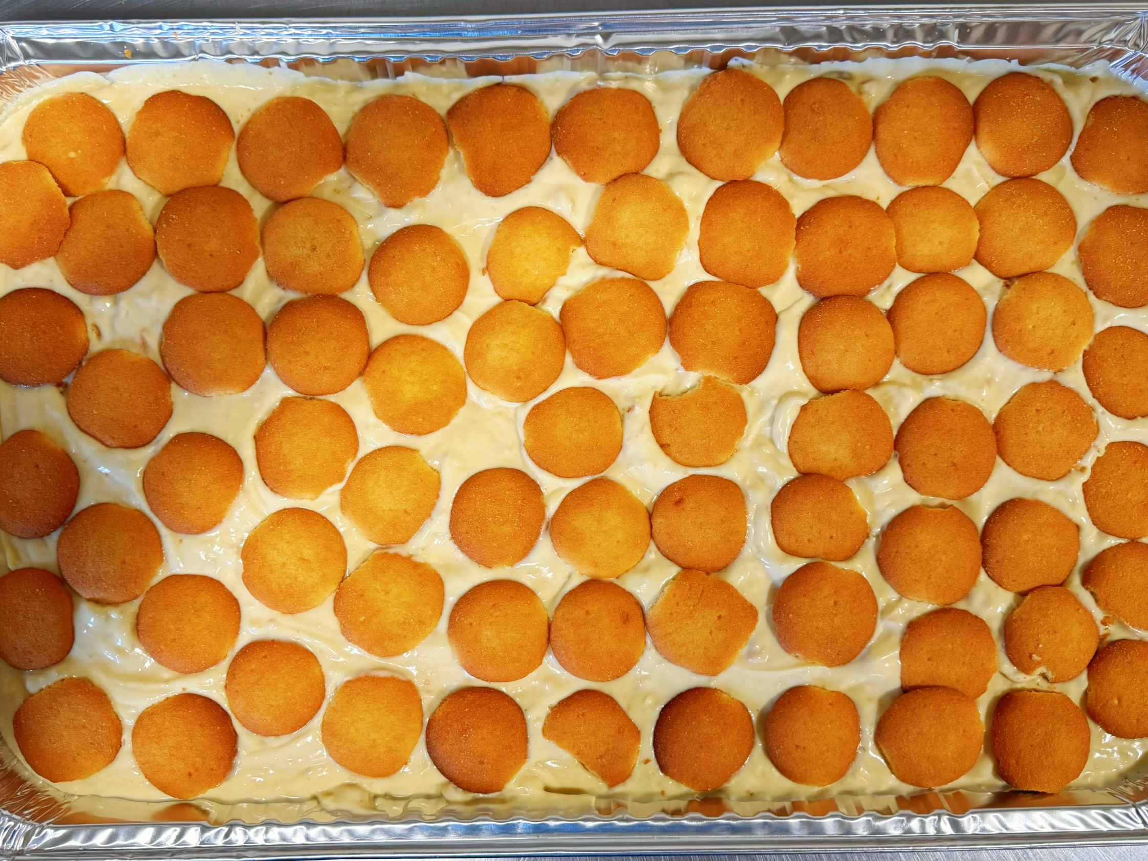 Large Full Tray Homemade Banana Pudding